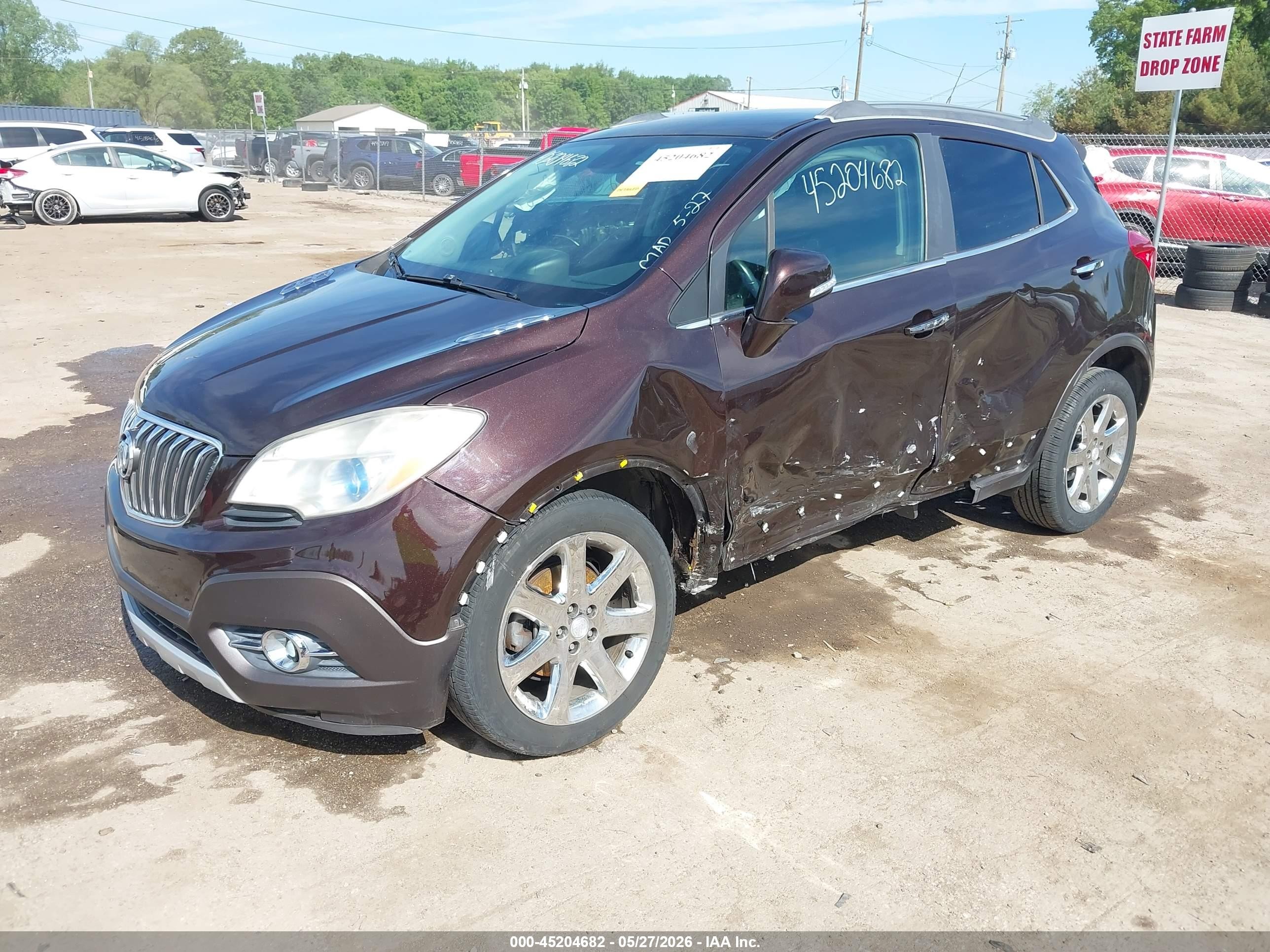 2014 Buick Encore Convenience Burgundy vin: KL4CJBSB2EB604711
