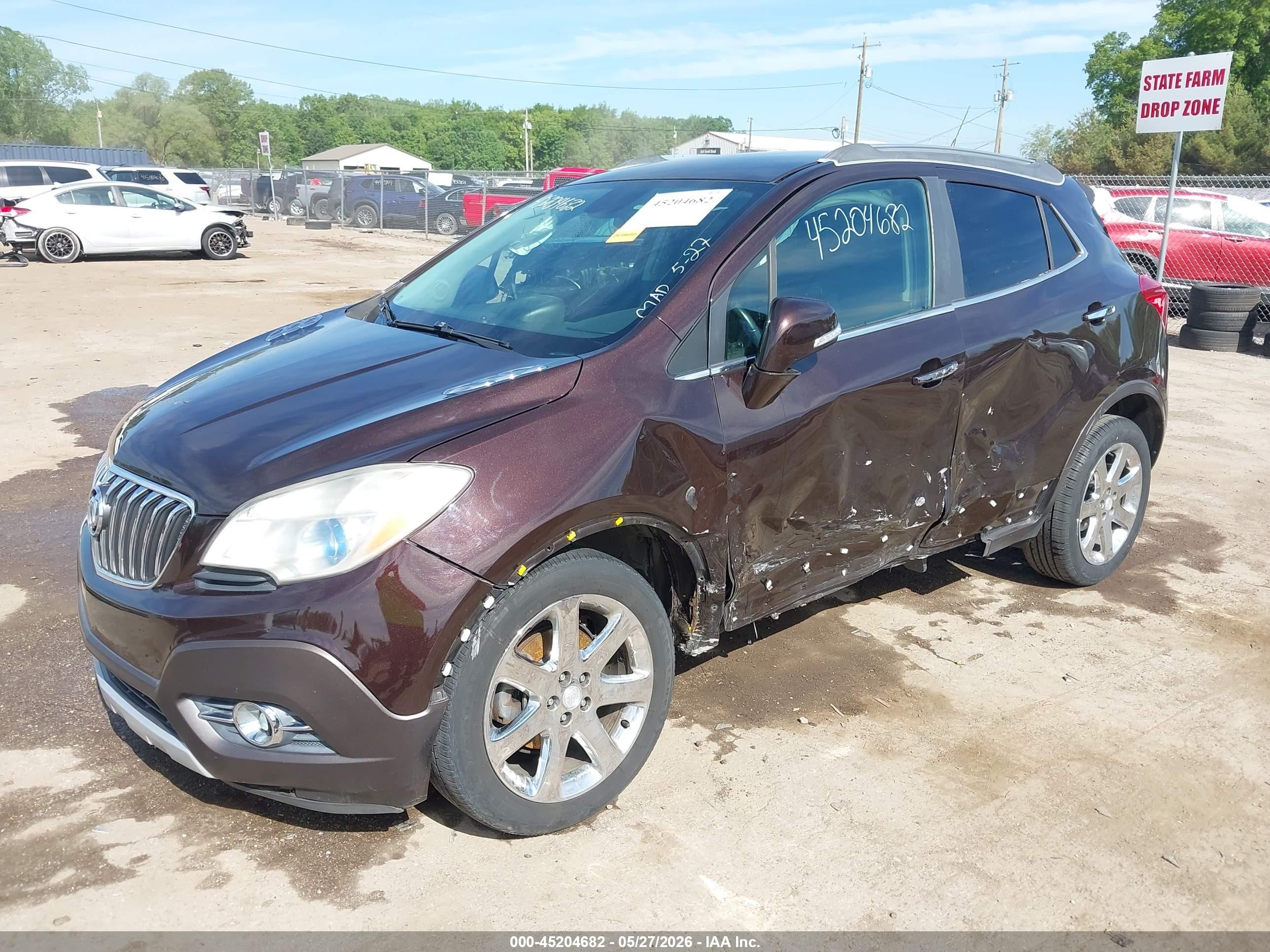 2014 Buick Encore Convenience Burgundy vin: KL4CJBSB2EB604711