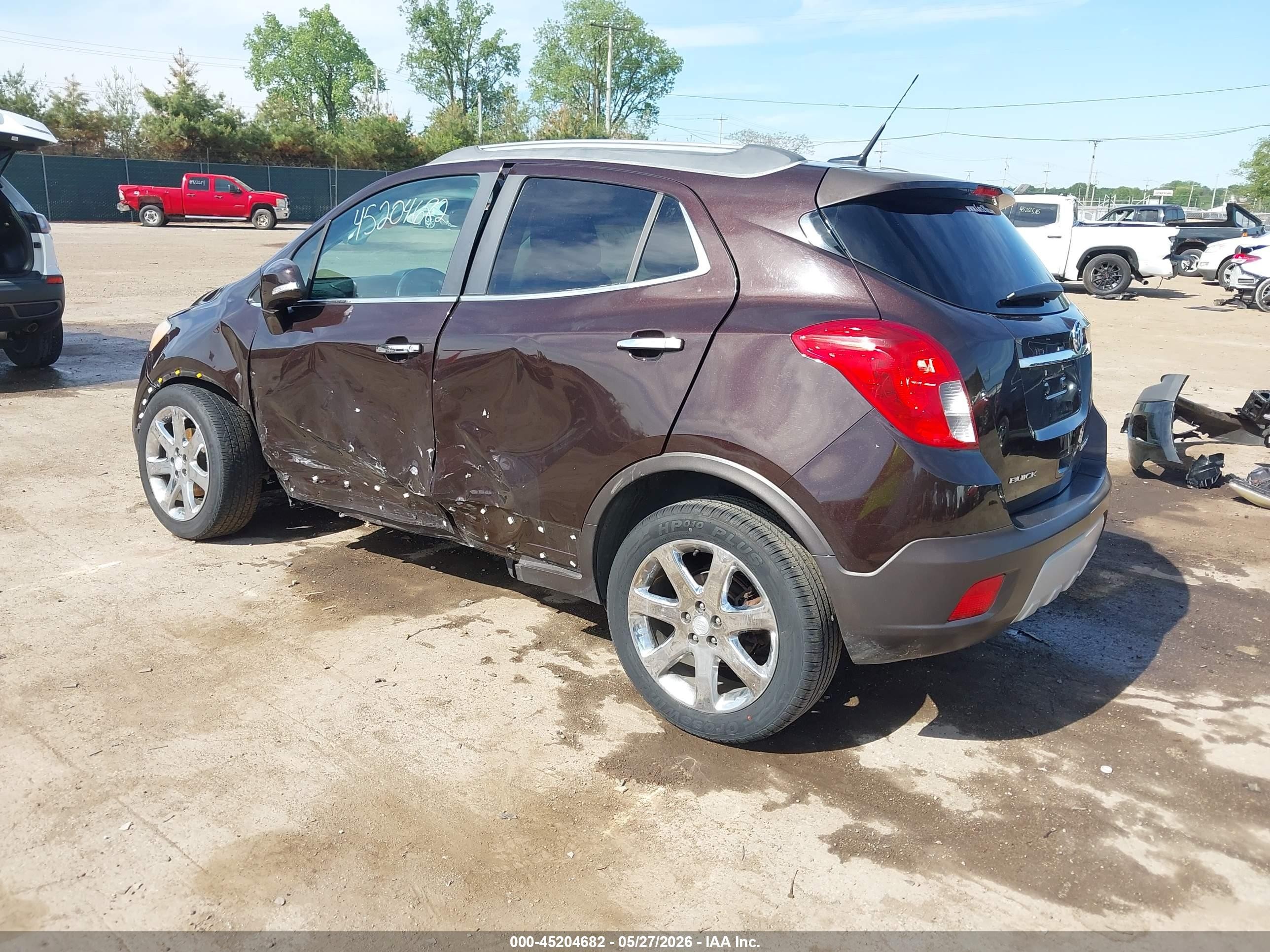 2014 Buick Encore Convenience Burgundy vin: KL4CJBSB2EB604711