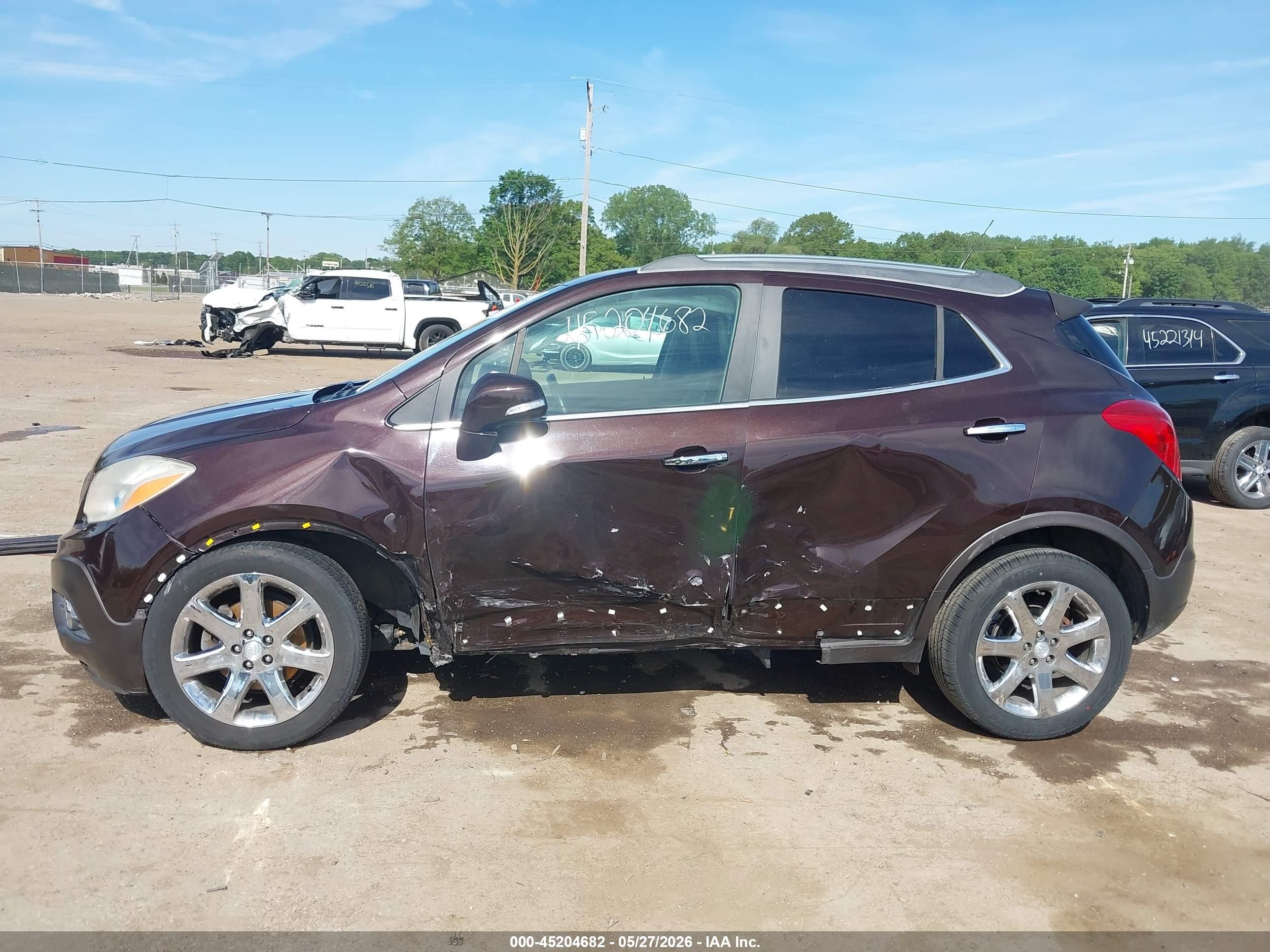 2014 Buick Encore Convenience Burgundy vin: KL4CJBSB2EB604711