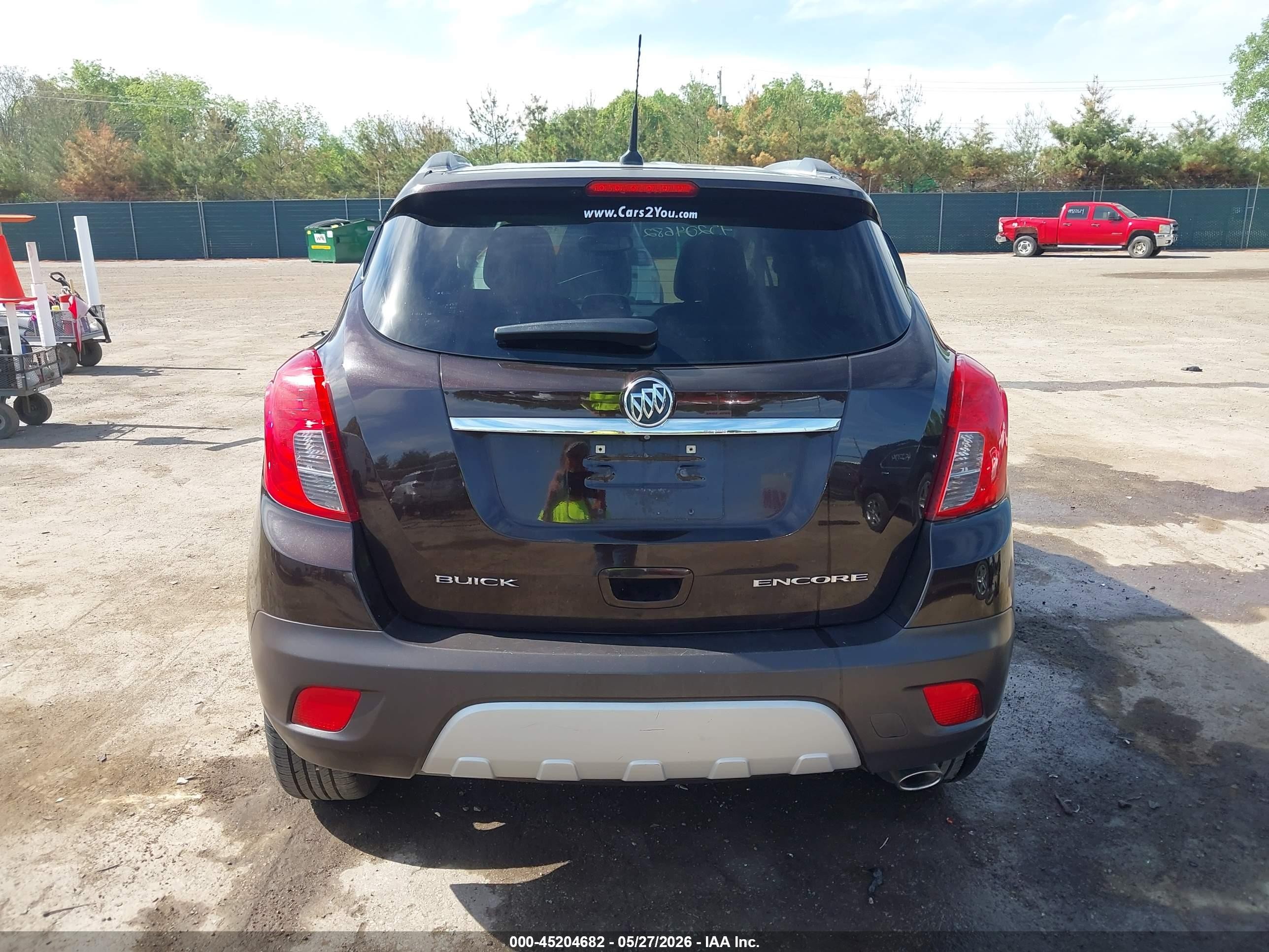 2014 Buick Encore Convenience Burgundy vin: KL4CJBSB2EB604711