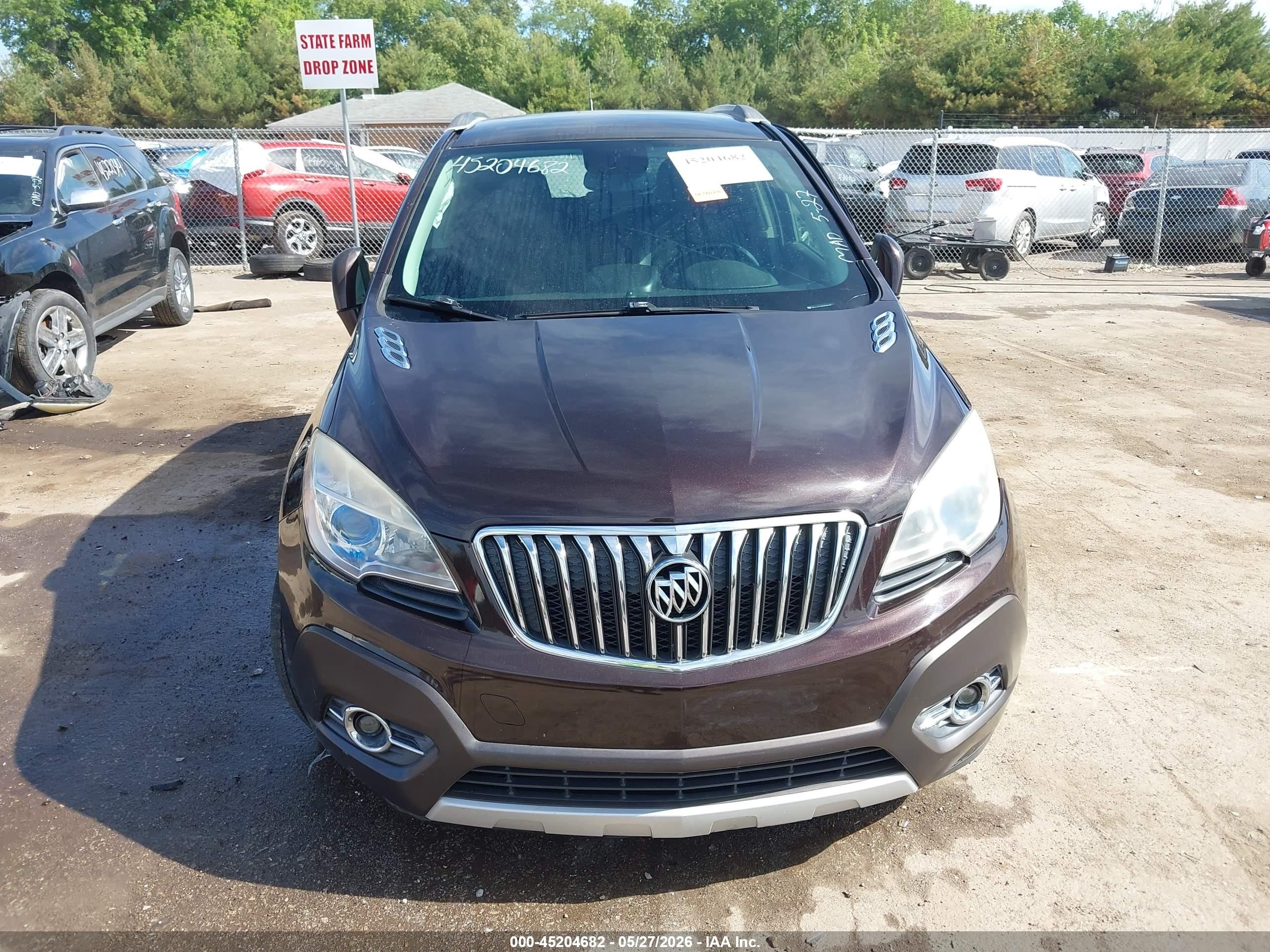 2014 Buick Encore Convenience Burgundy vin: KL4CJBSB2EB604711