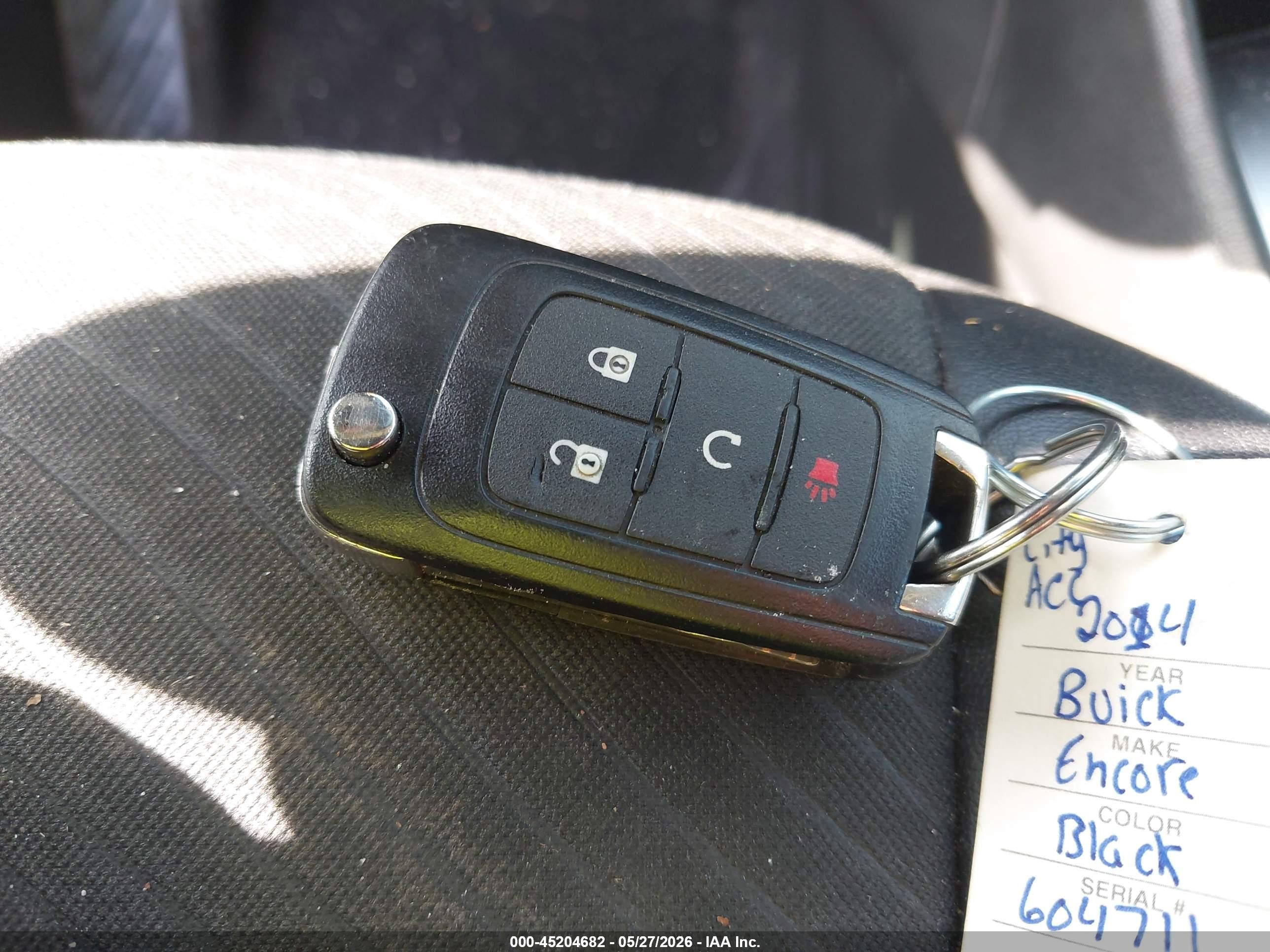 2014 Buick Encore Convenience Burgundy vin: KL4CJBSB2EB604711