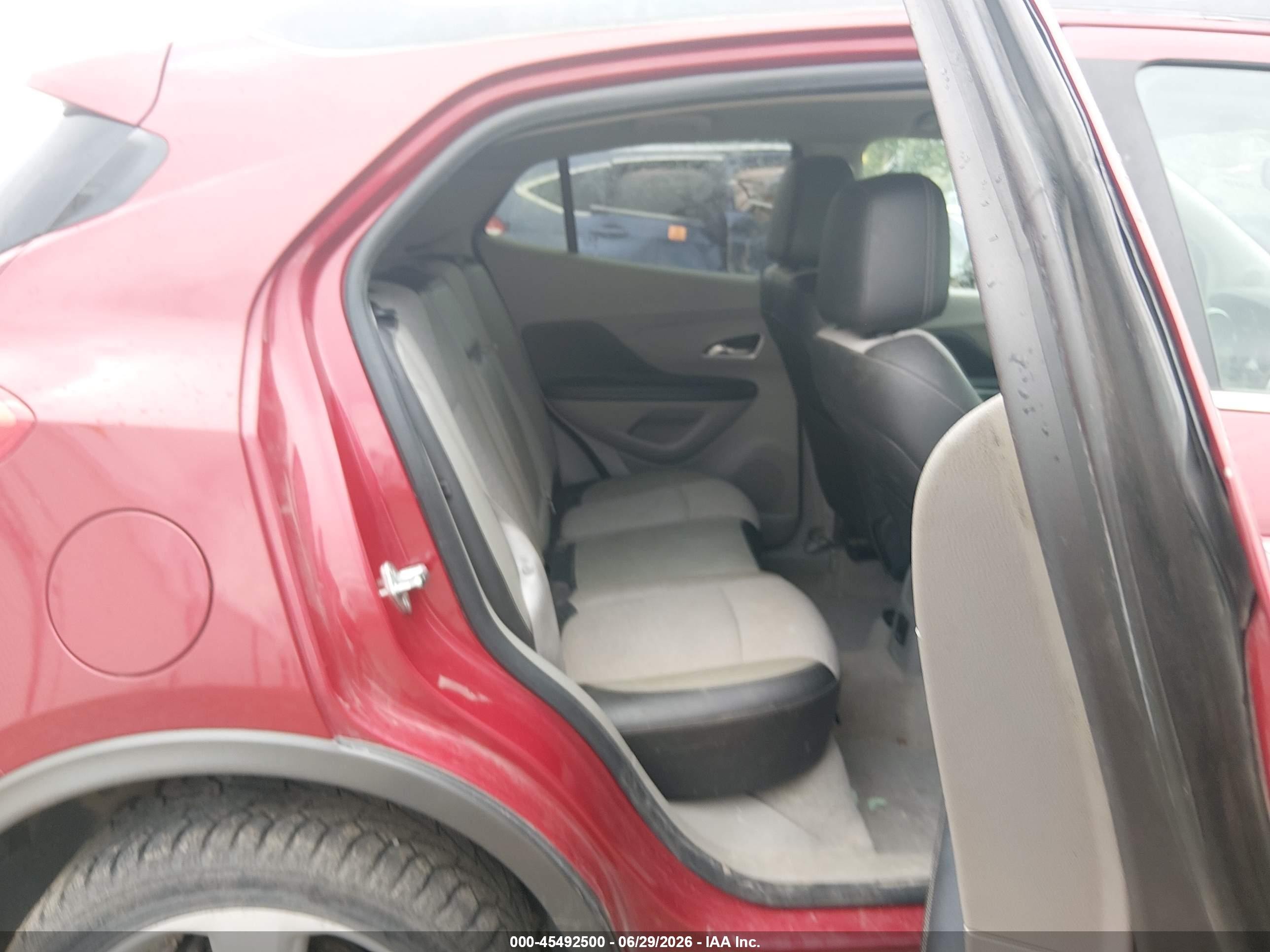 2015 Buick Encore Convenience Red vin: KL4CJBSB2FB085659
