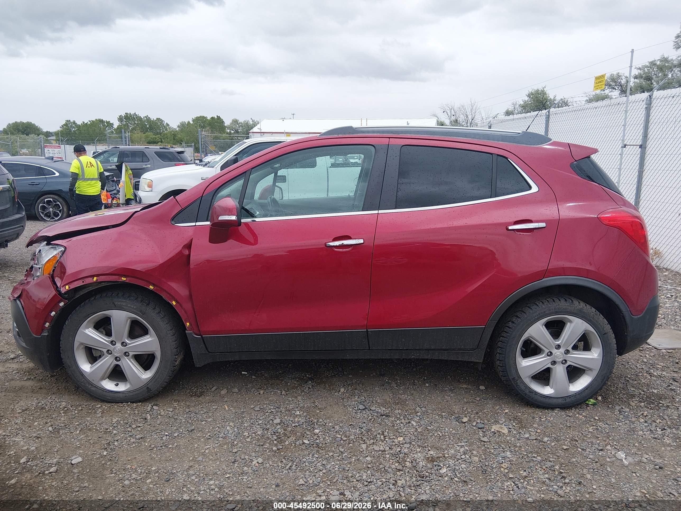 2015 Buick Encore Convenience Red vin: KL4CJBSB2FB085659