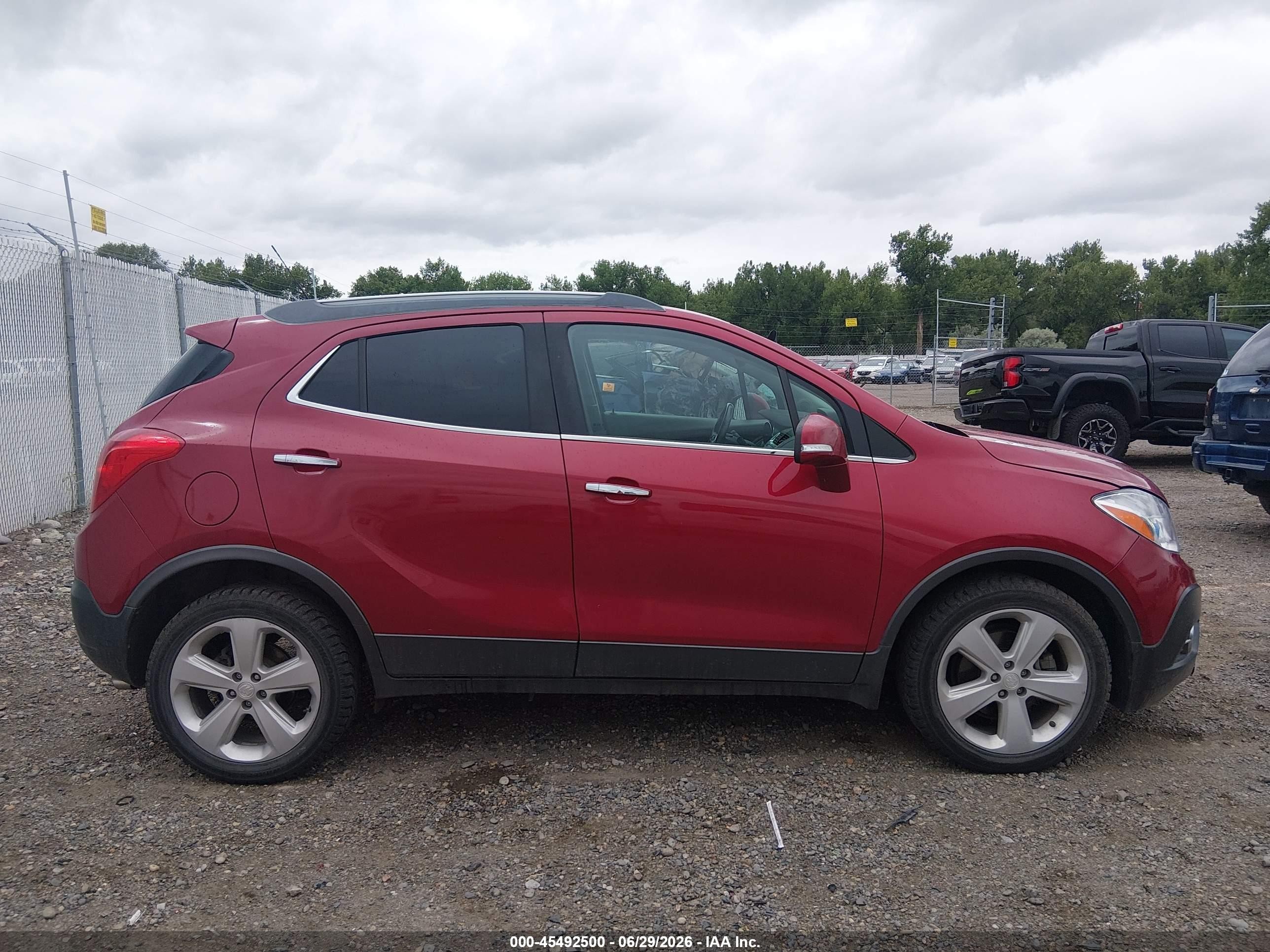 2015 Buick Encore Convenience Red vin: KL4CJBSB2FB085659