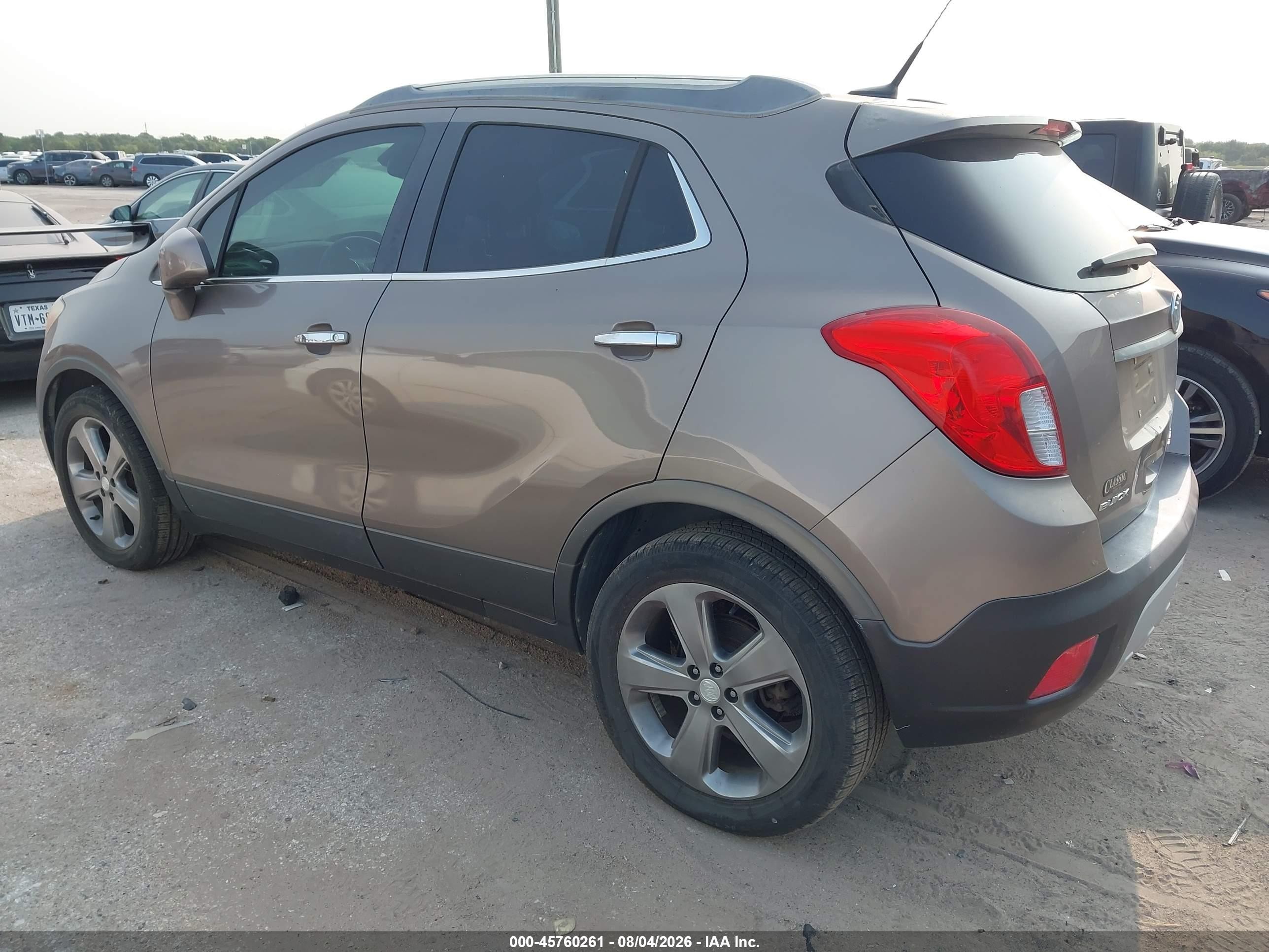 2013 Buick Encore Convenience Brown vin: KL4CJBSB3DB077079