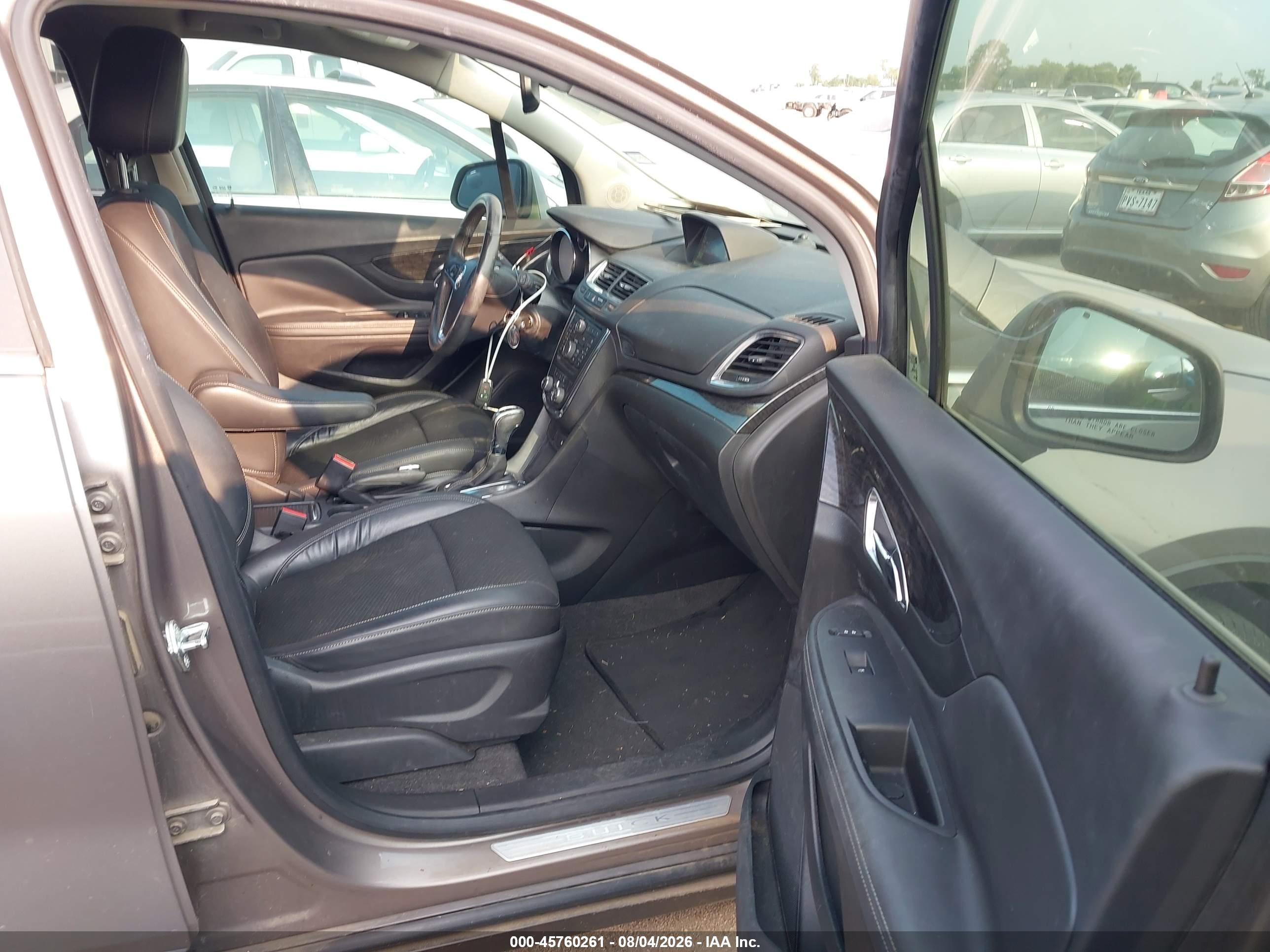 2013 Buick Encore Convenience Brown vin: KL4CJBSB3DB077079