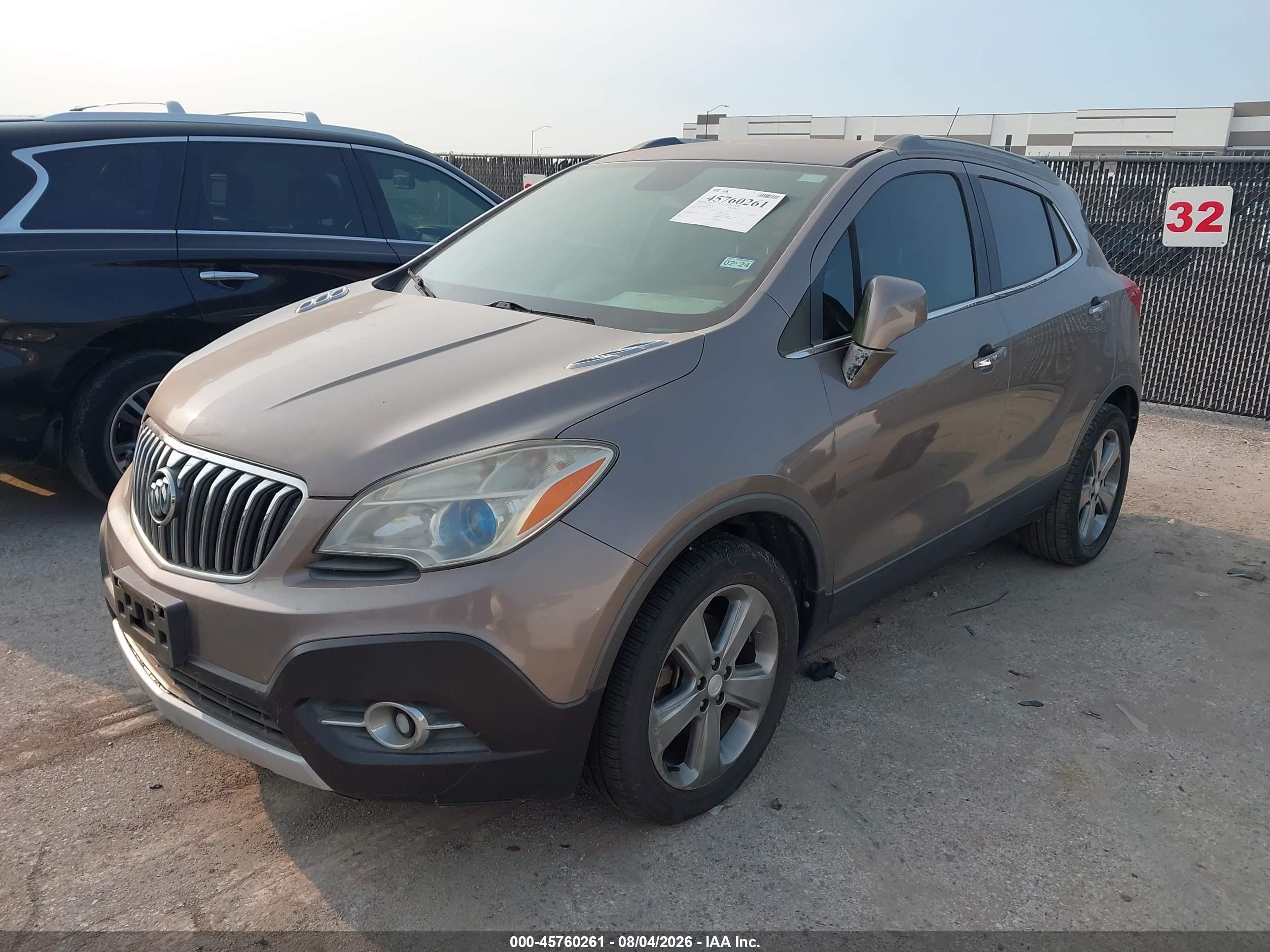2013 Buick Encore Convenience Brown vin: KL4CJBSB3DB077079