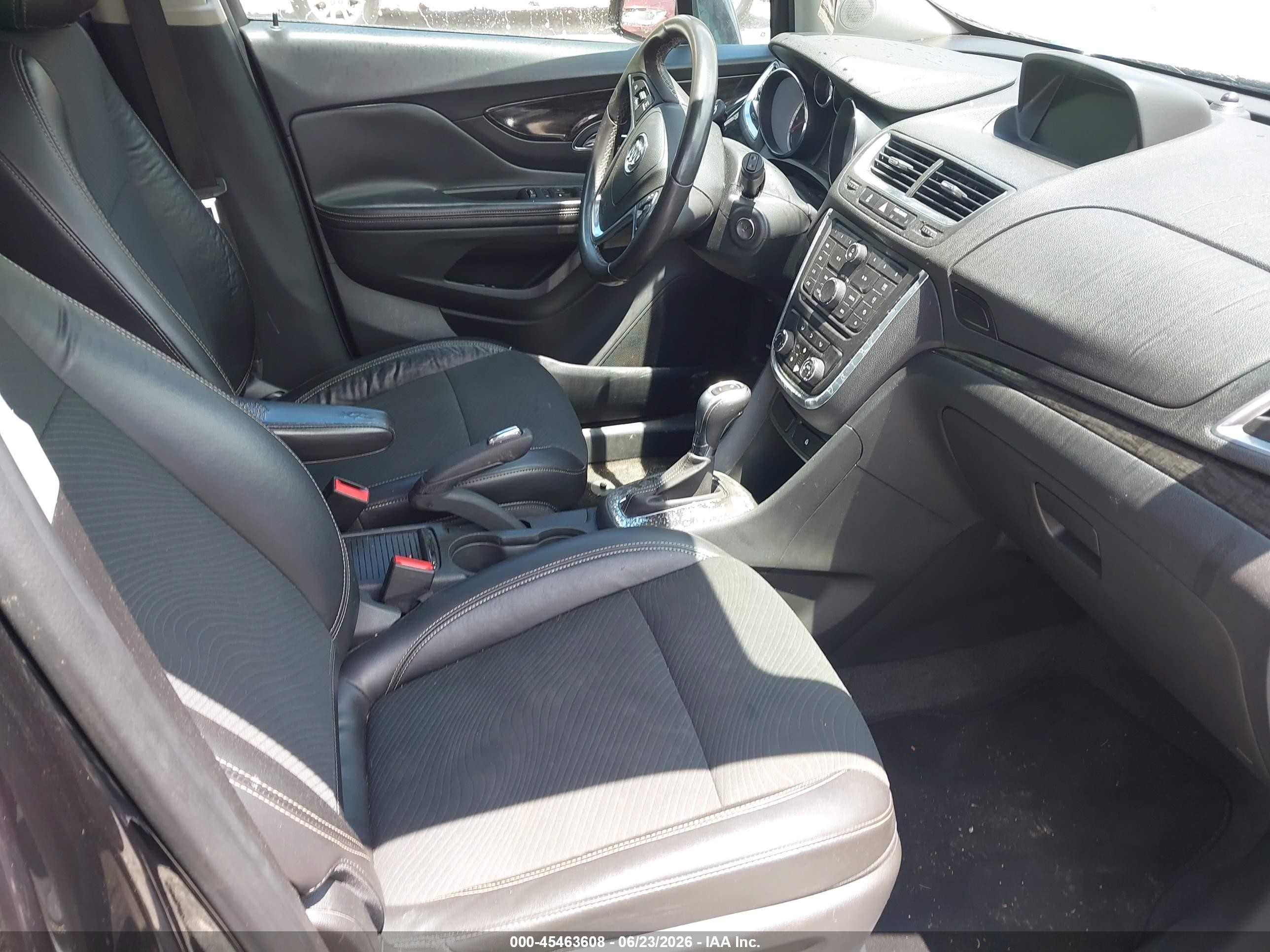 2014 Buick Encore Convenience Black vin: KL4CJBSB3EB680387