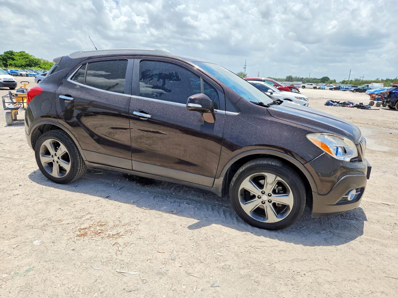 2014 Buick Encore Convenience Brown vin: KL4CJBSB3EB749739