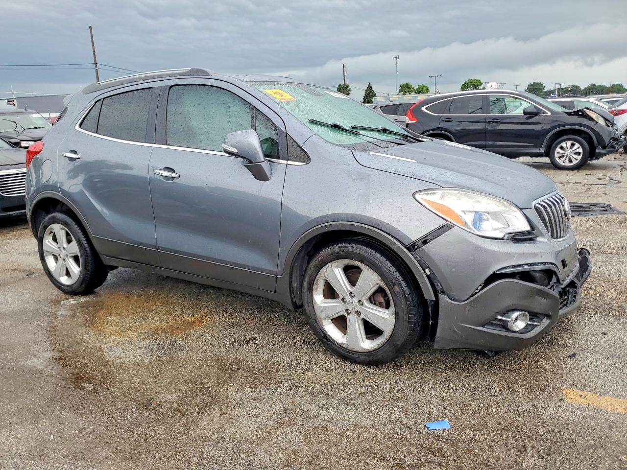 2015 Buick Encore Convenience Gray vin: KL4CJBSB3FB109290