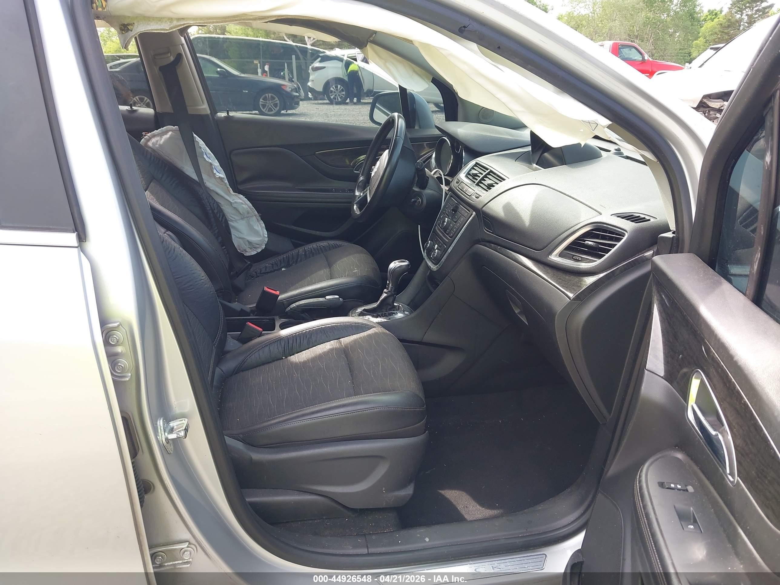2015 Buick Encore Convenience Silver vin: KL4CJBSB3FB136425