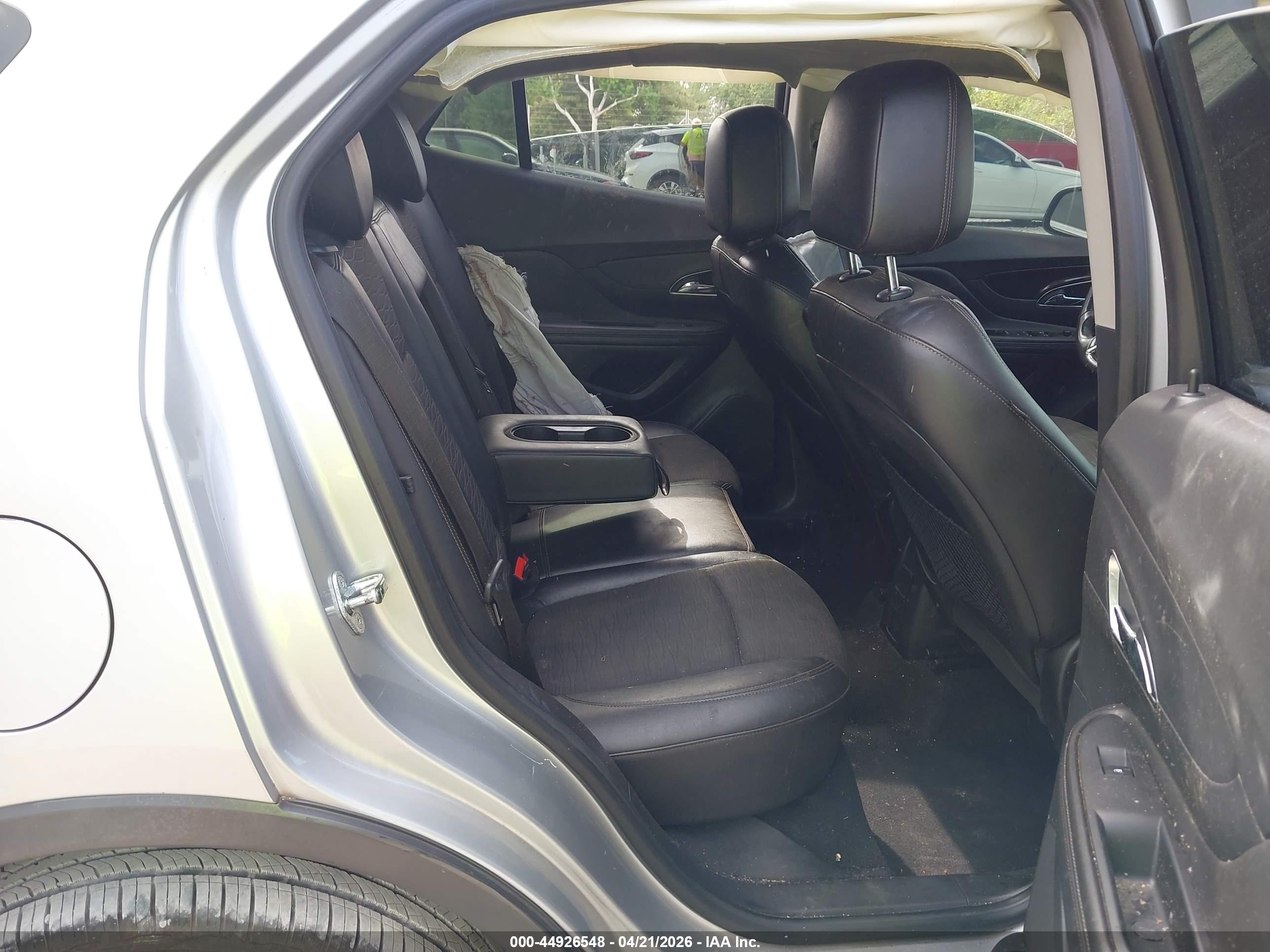 2015 Buick Encore Convenience Silver vin: KL4CJBSB3FB136425