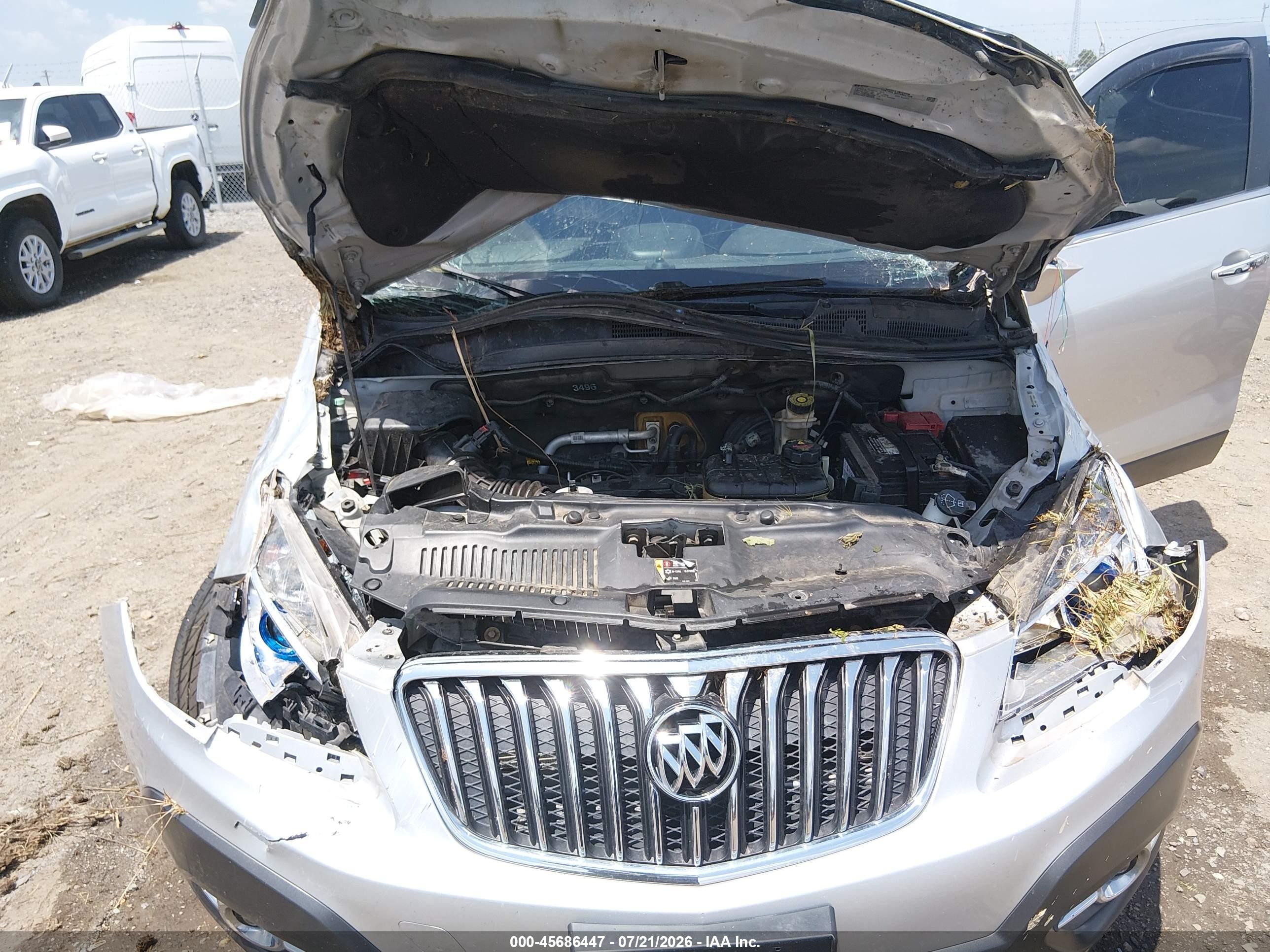 2015 Buick Encore Convenience Silver vin: KL4CJBSB3FB269041