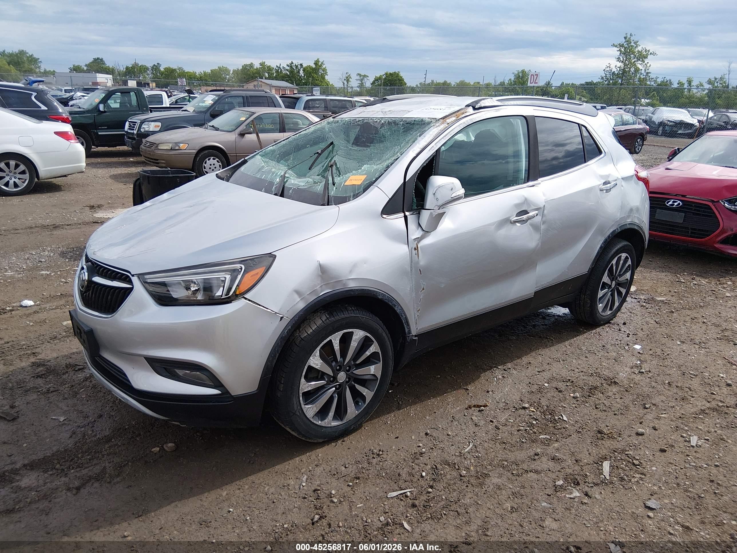 2017 Buick Encore Preferred Ii Silver vin: KL4CJBSB3HB149923
