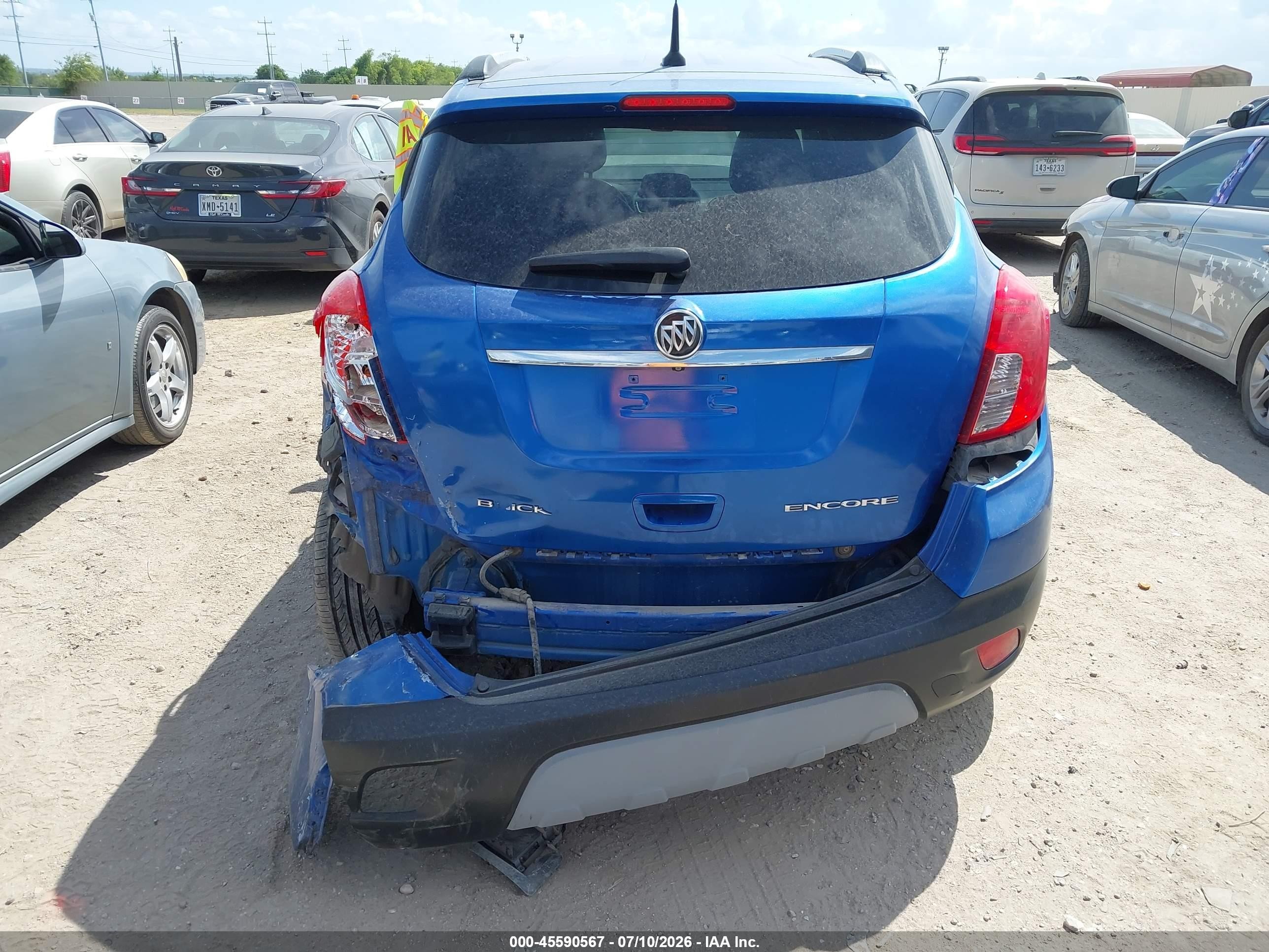 2014 Buick Encore Convenience Blue vin: KL4CJBSB4EB607092