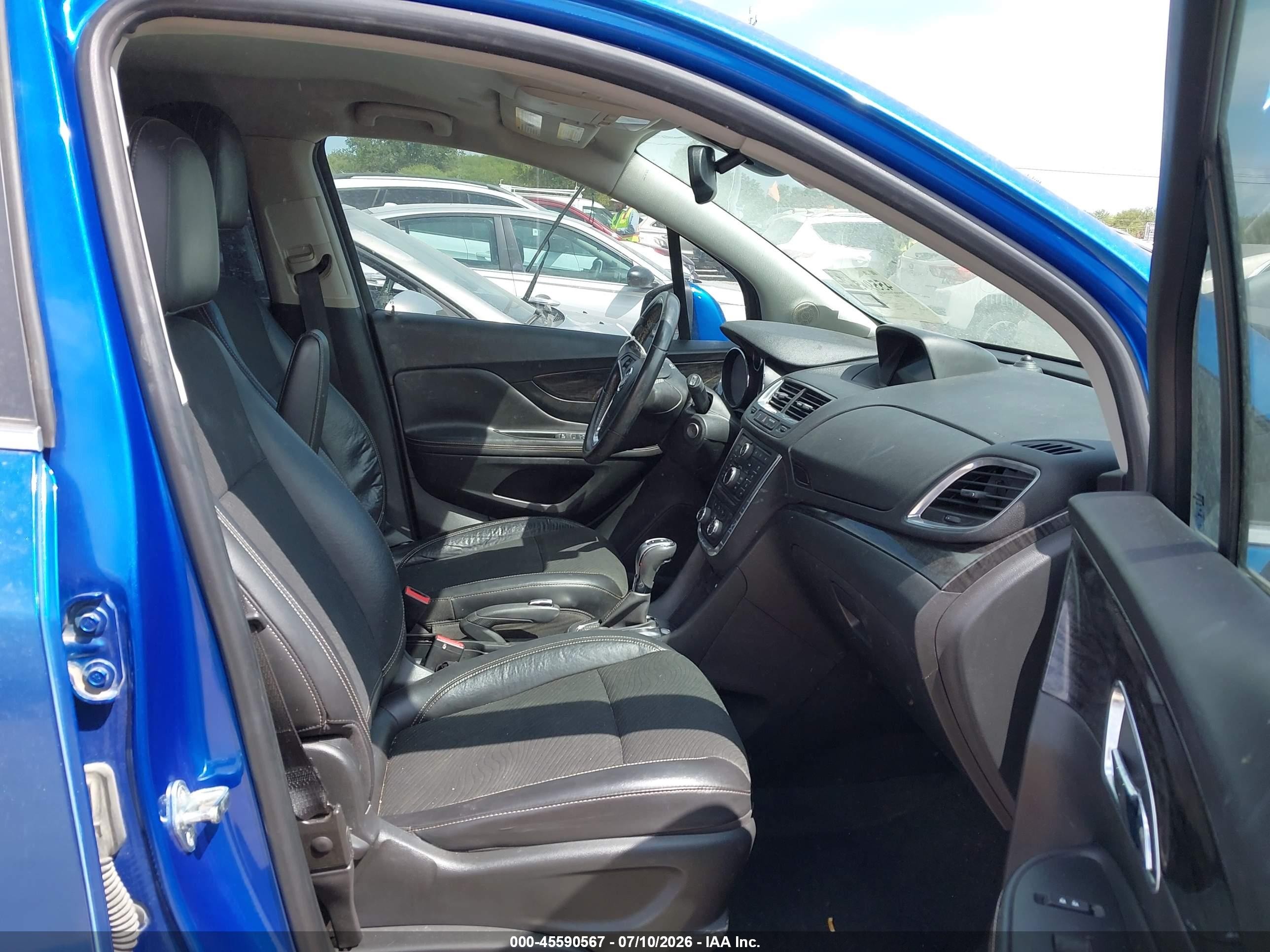 2014 Buick Encore Convenience Blue vin: KL4CJBSB4EB607092