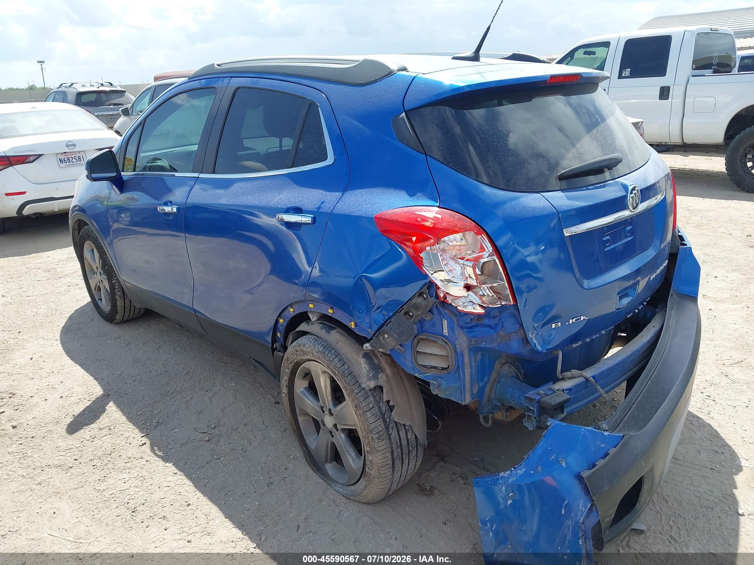 2014 Buick Encore Convenience Blue vin: KL4CJBSB4EB607092