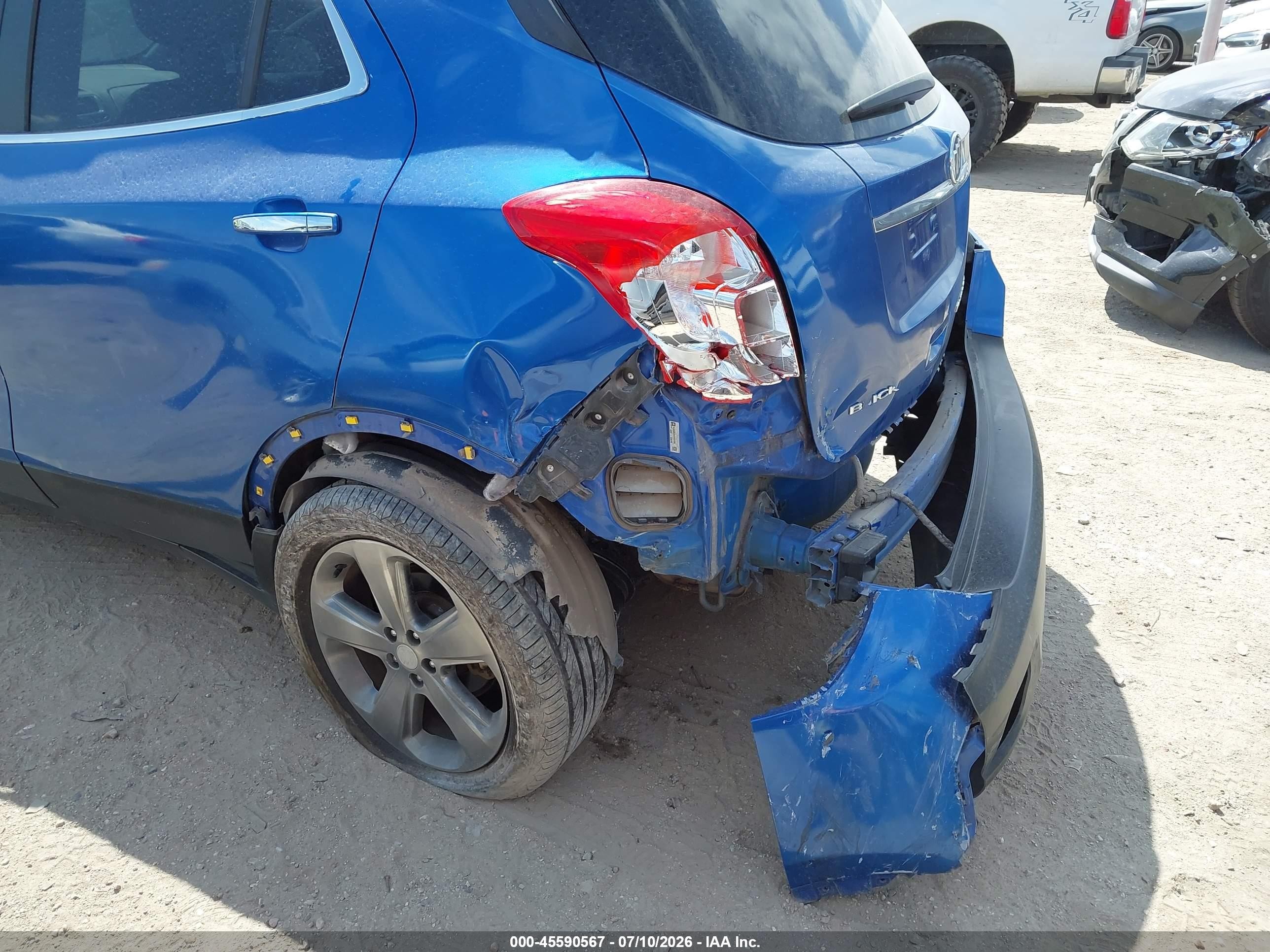 2014 Buick Encore Convenience Blue vin: KL4CJBSB4EB607092
