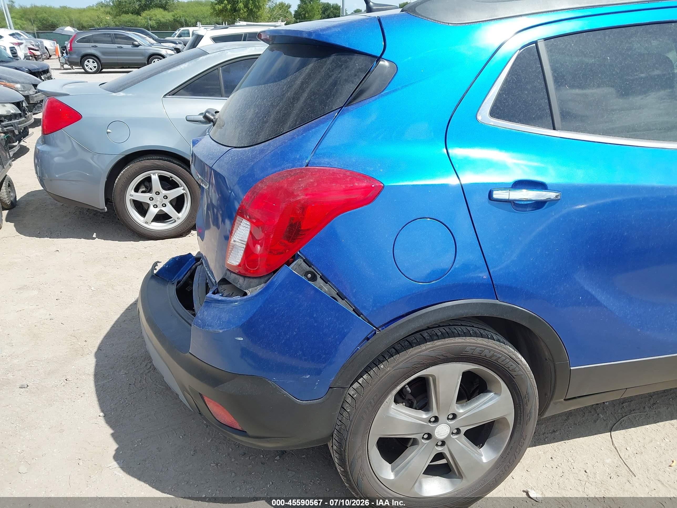 2014 Buick Encore Convenience Blue vin: KL4CJBSB4EB607092