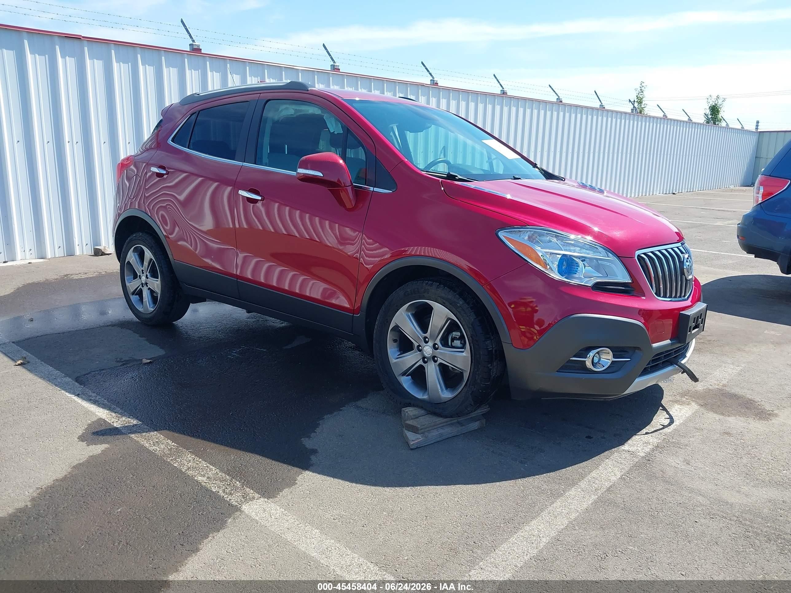 2014 Buick Encore Convenience Red vin: KL4CJBSB4EB615645