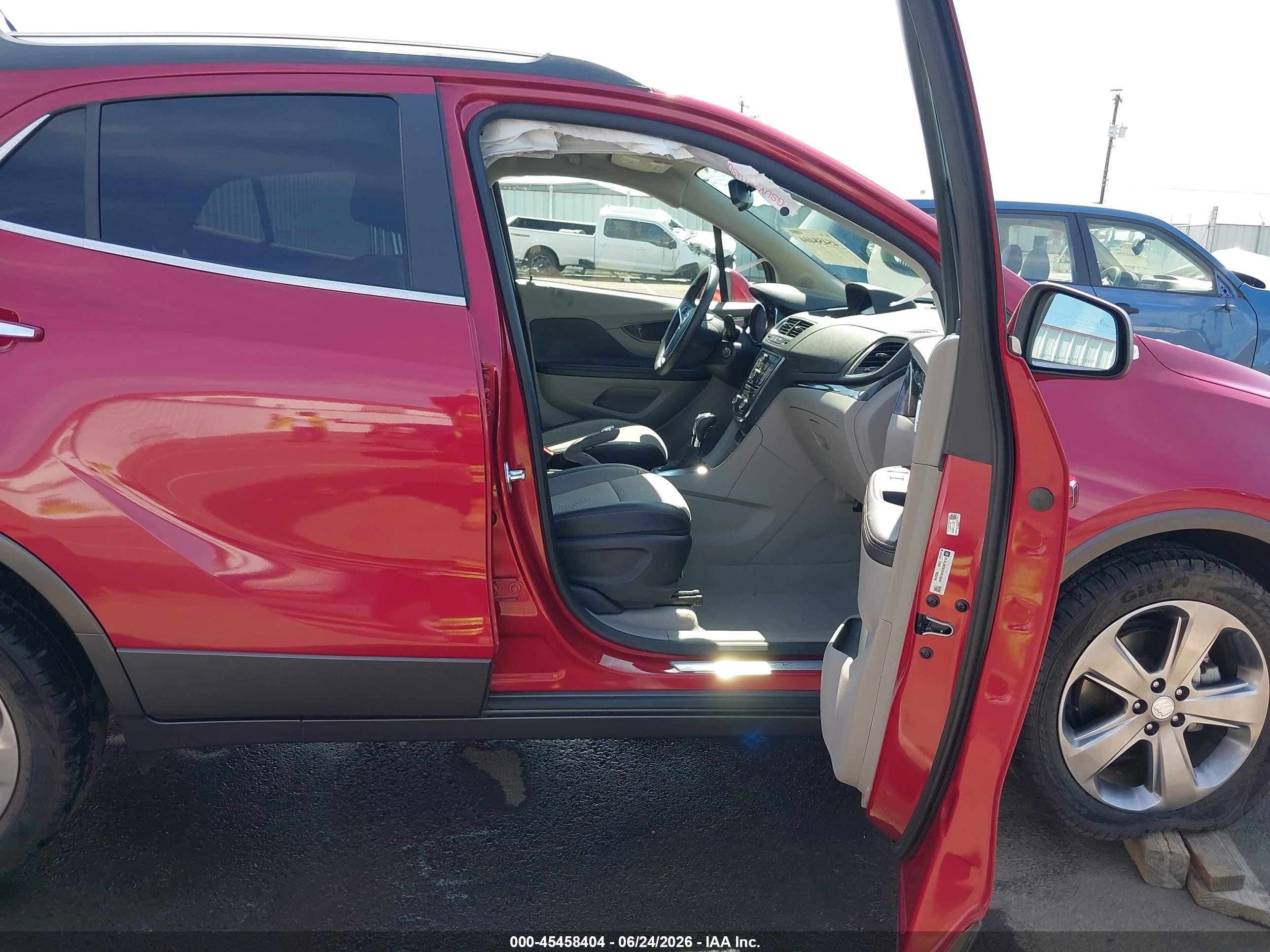 2014 Buick Encore Convenience Red vin: KL4CJBSB4EB615645