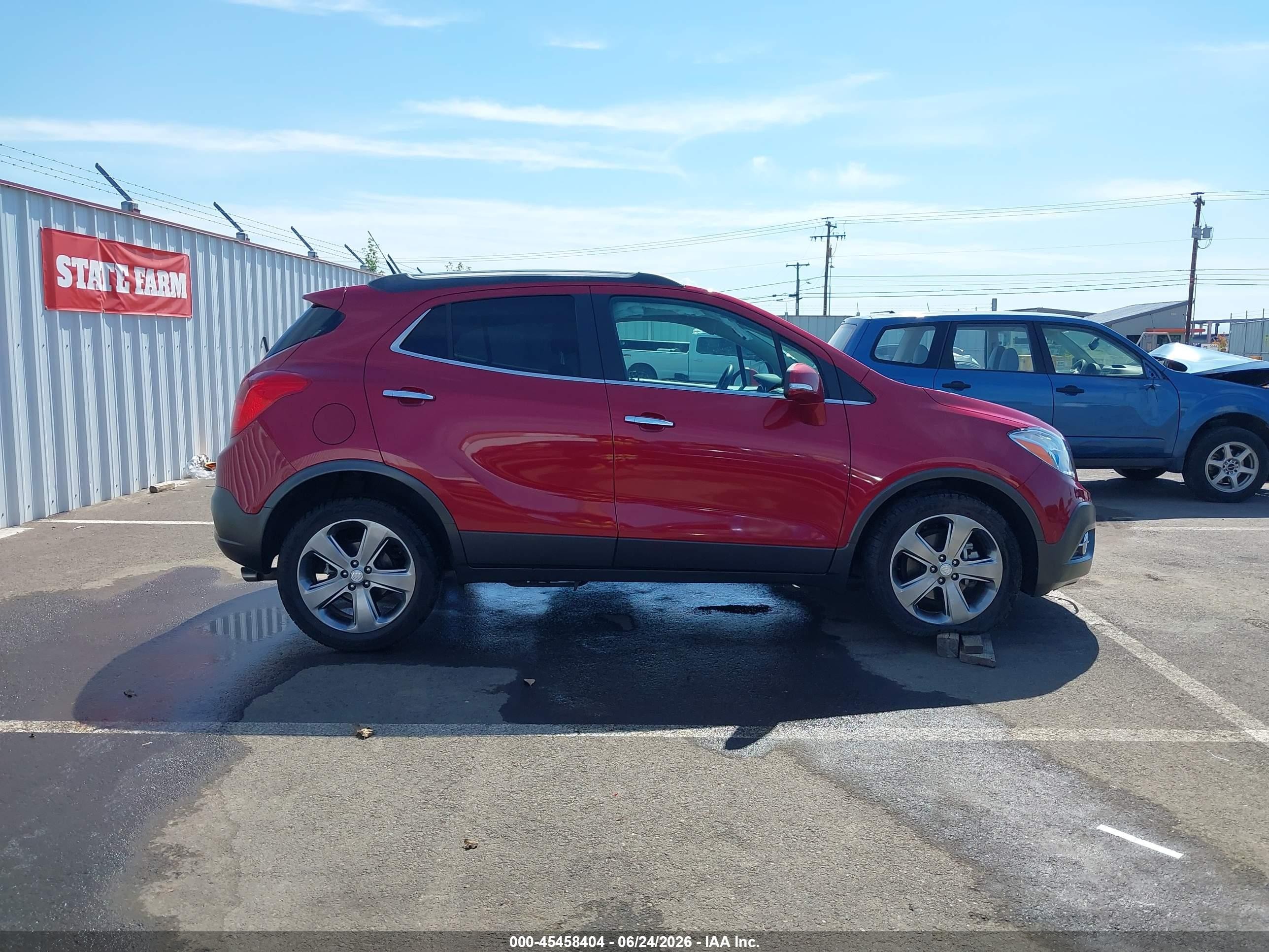 2014 Buick Encore Convenience Red vin: KL4CJBSB4EB615645