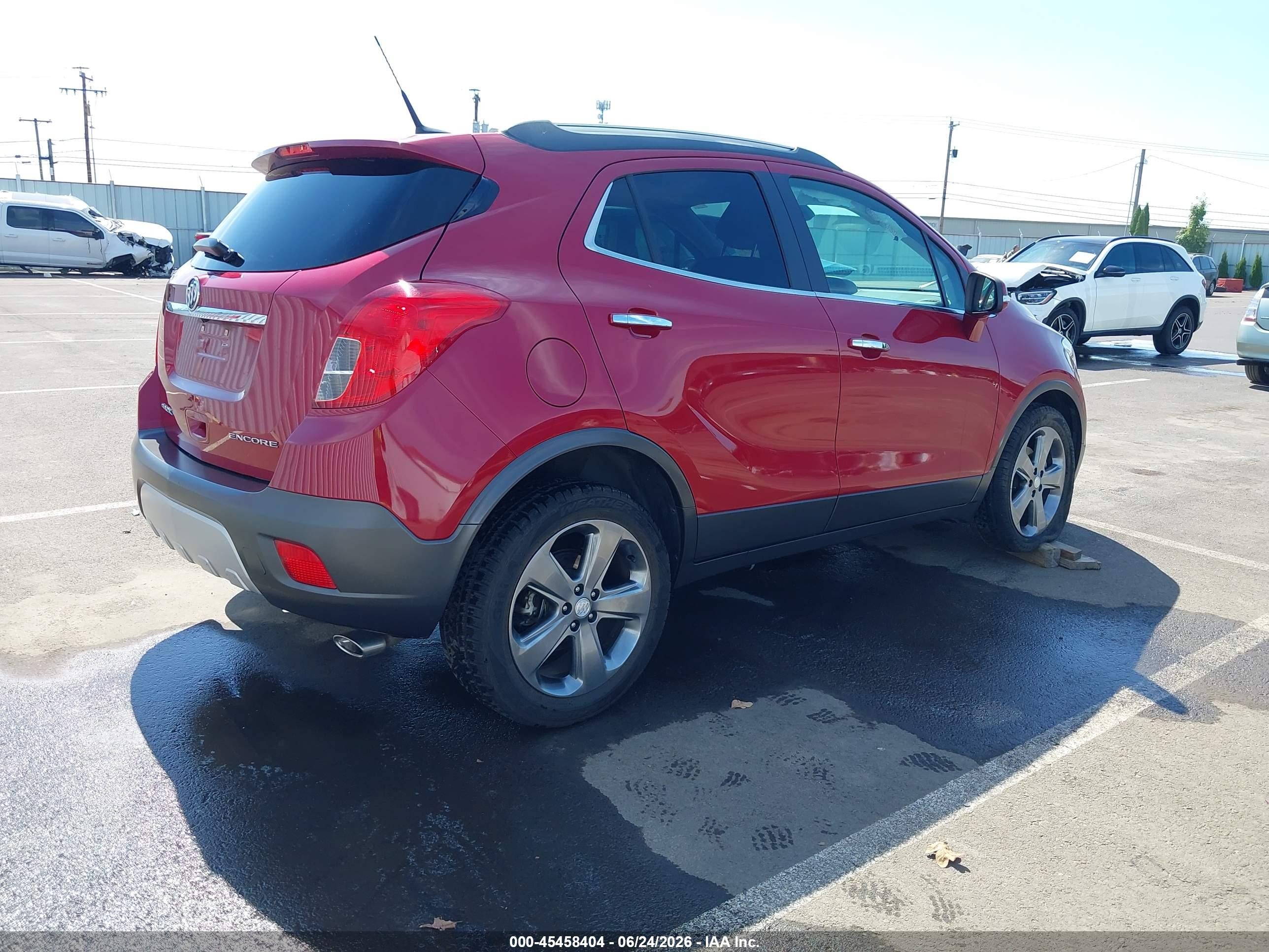 2014 Buick Encore Convenience Red vin: KL4CJBSB4EB615645