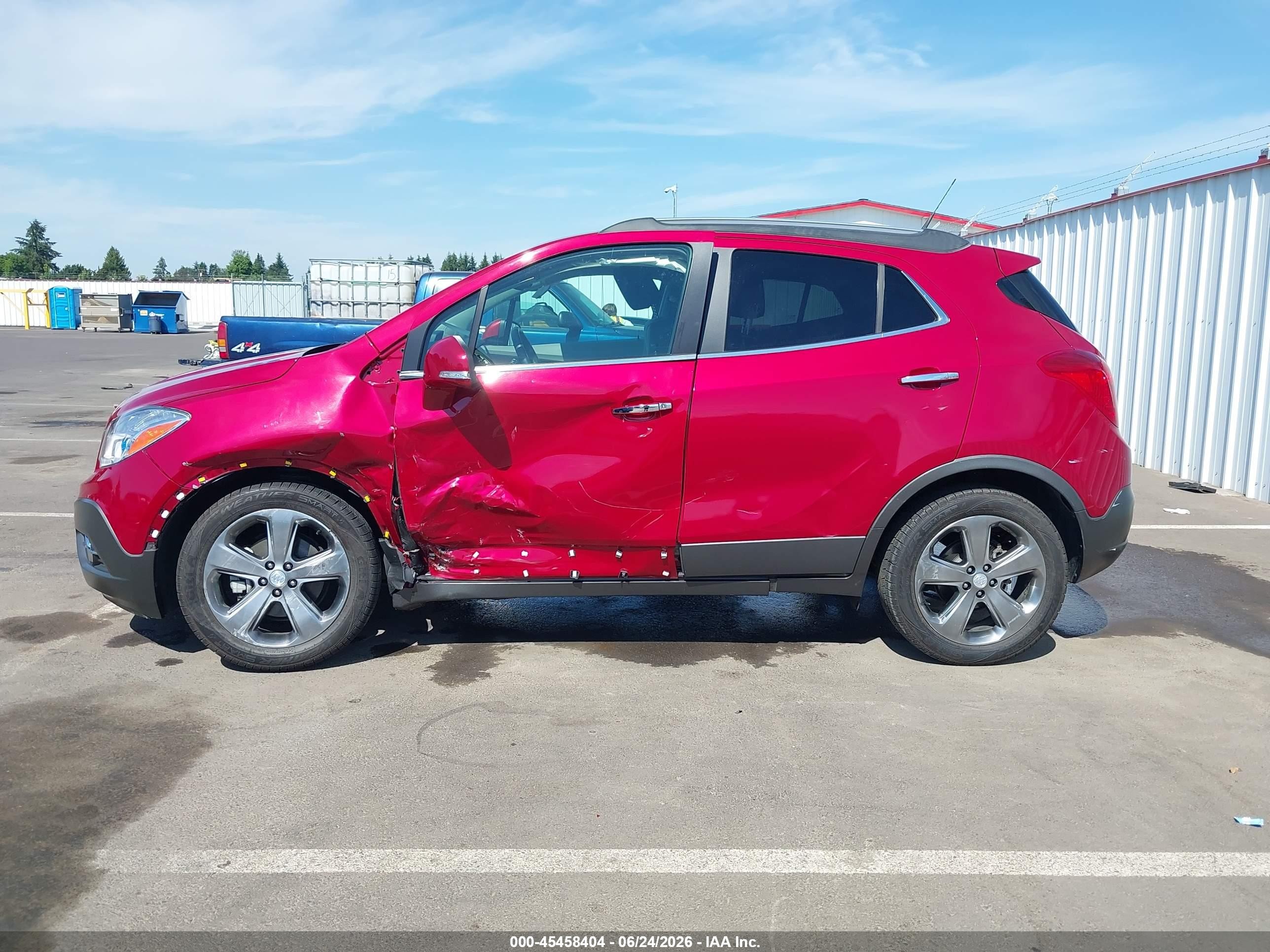 2014 Buick Encore Convenience Red vin: KL4CJBSB4EB615645