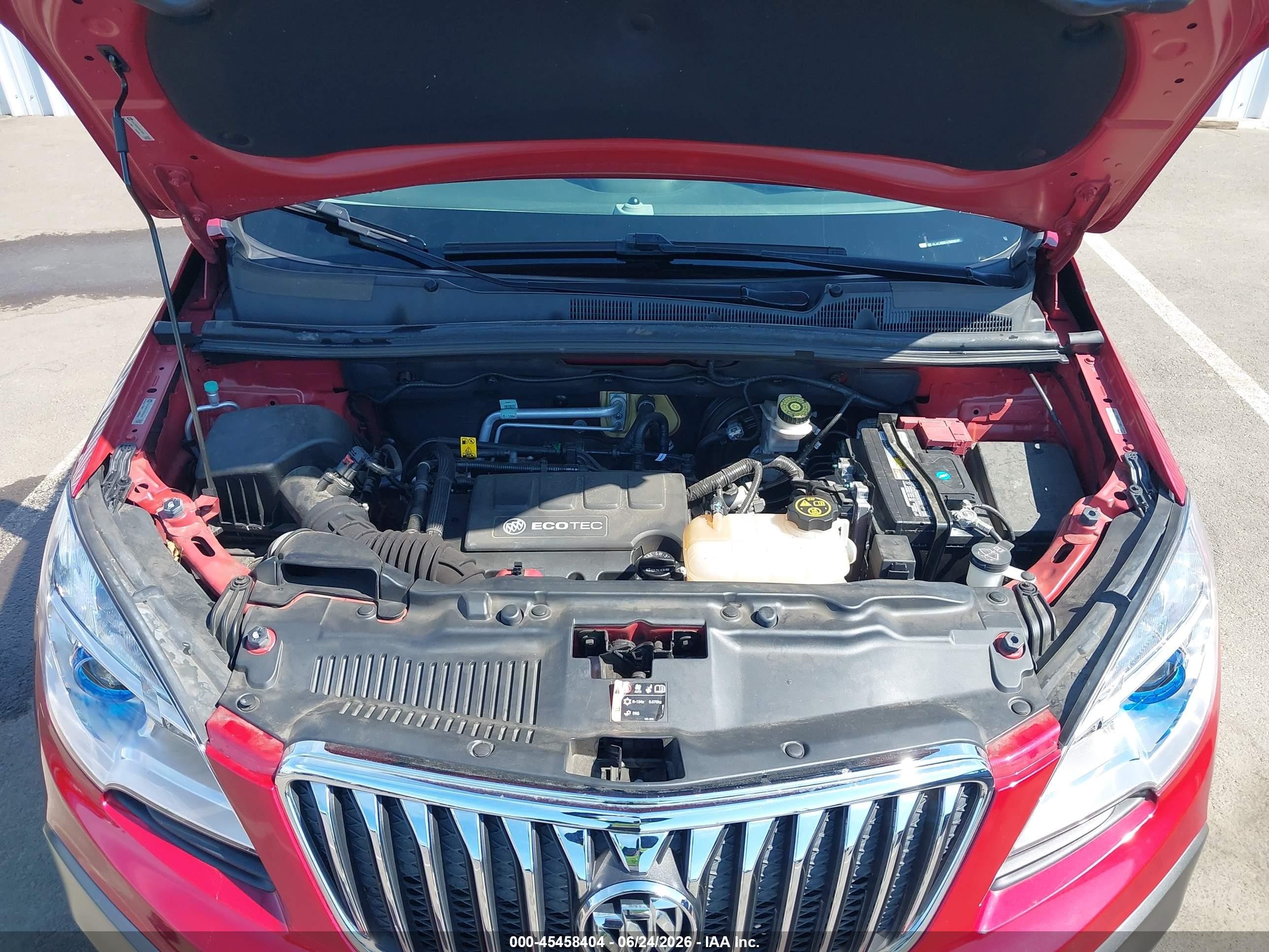 2014 Buick Encore Convenience Red vin: KL4CJBSB4EB615645