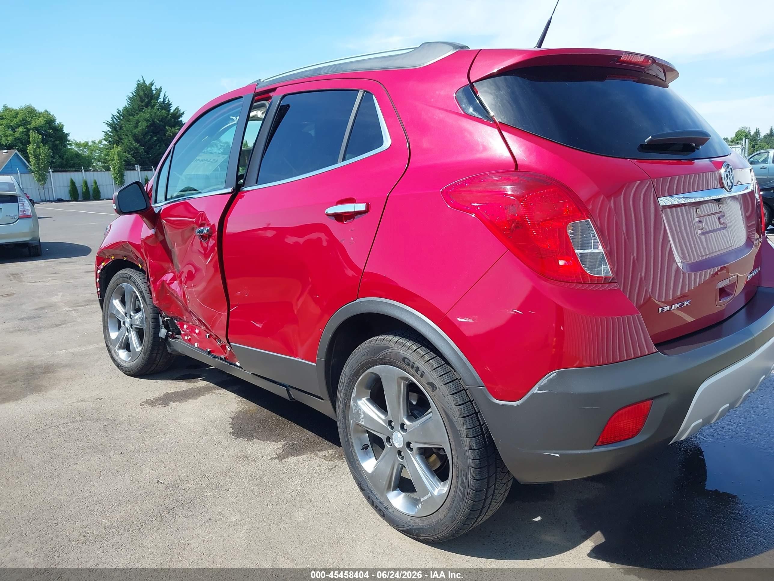 2014 Buick Encore Convenience Red vin: KL4CJBSB4EB615645