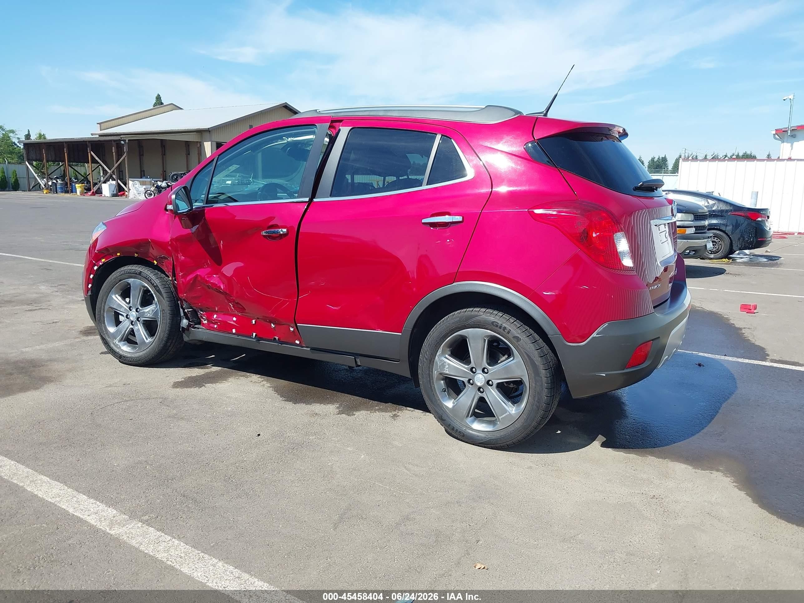 2014 Buick Encore Convenience Red vin: KL4CJBSB4EB615645