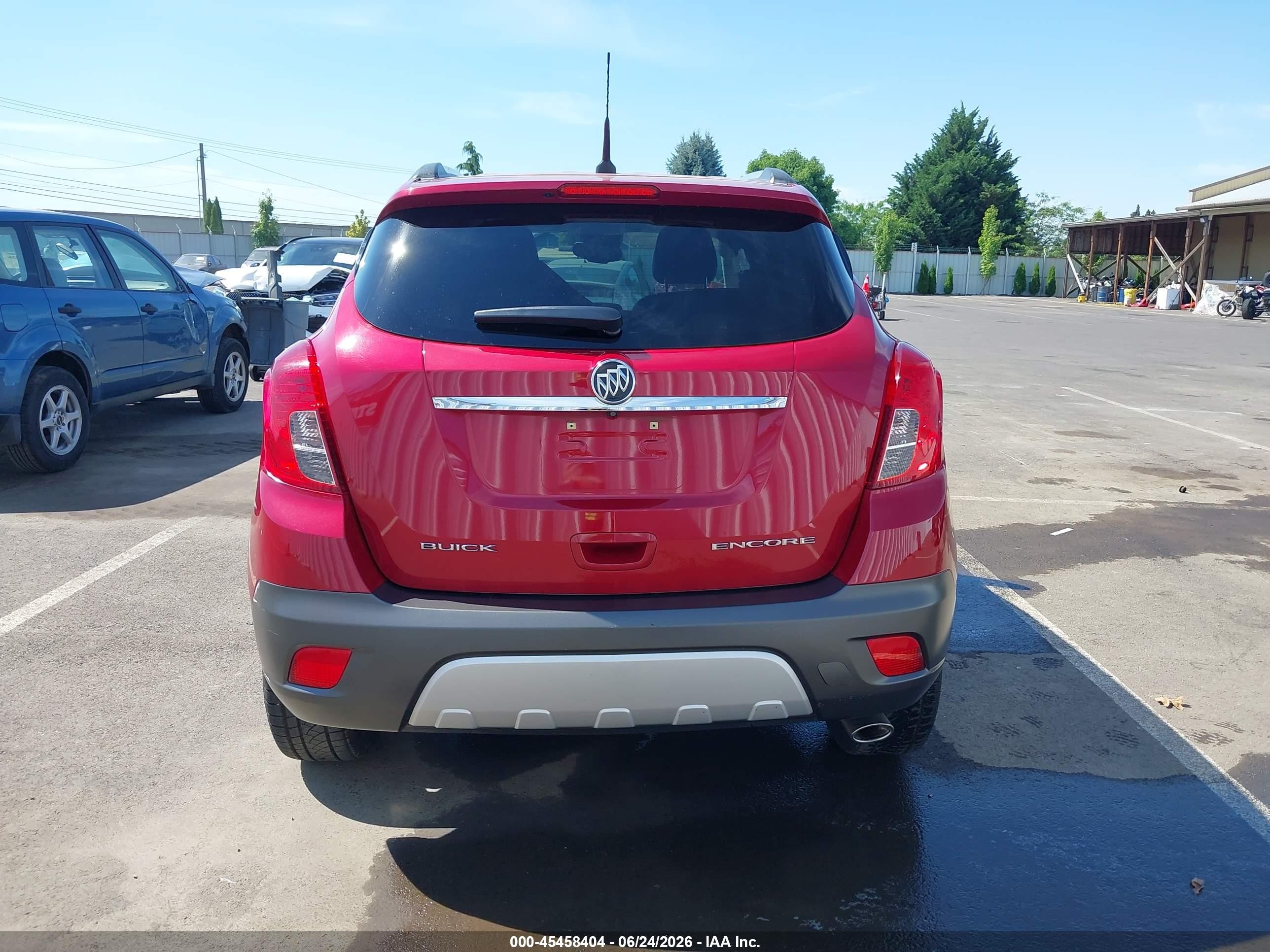2014 Buick Encore Convenience Red vin: KL4CJBSB4EB615645
