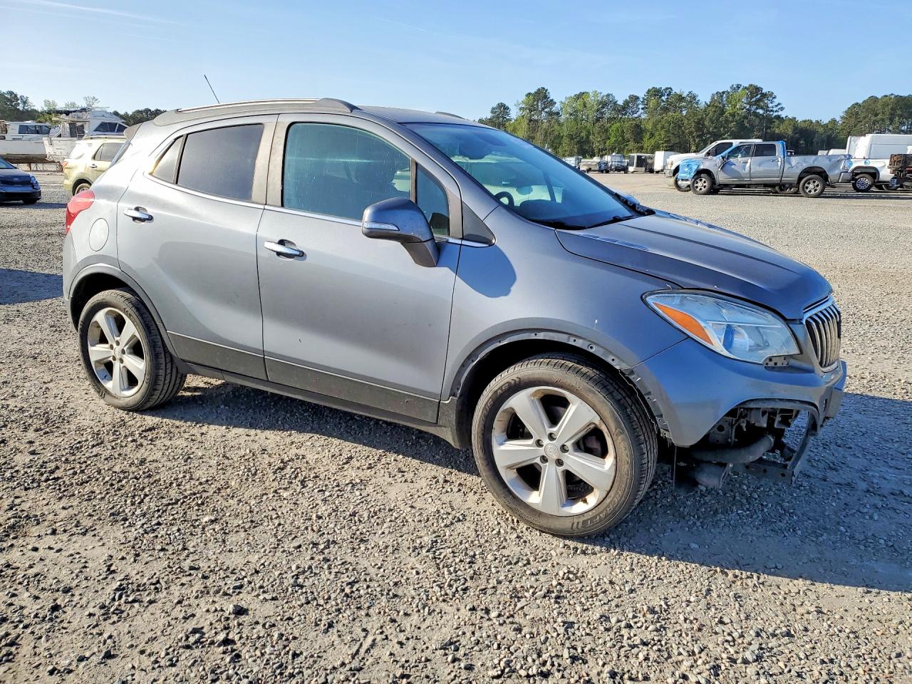 2015 Buick Encore Convenience Gray vin: KL4CJBSB4FB064893