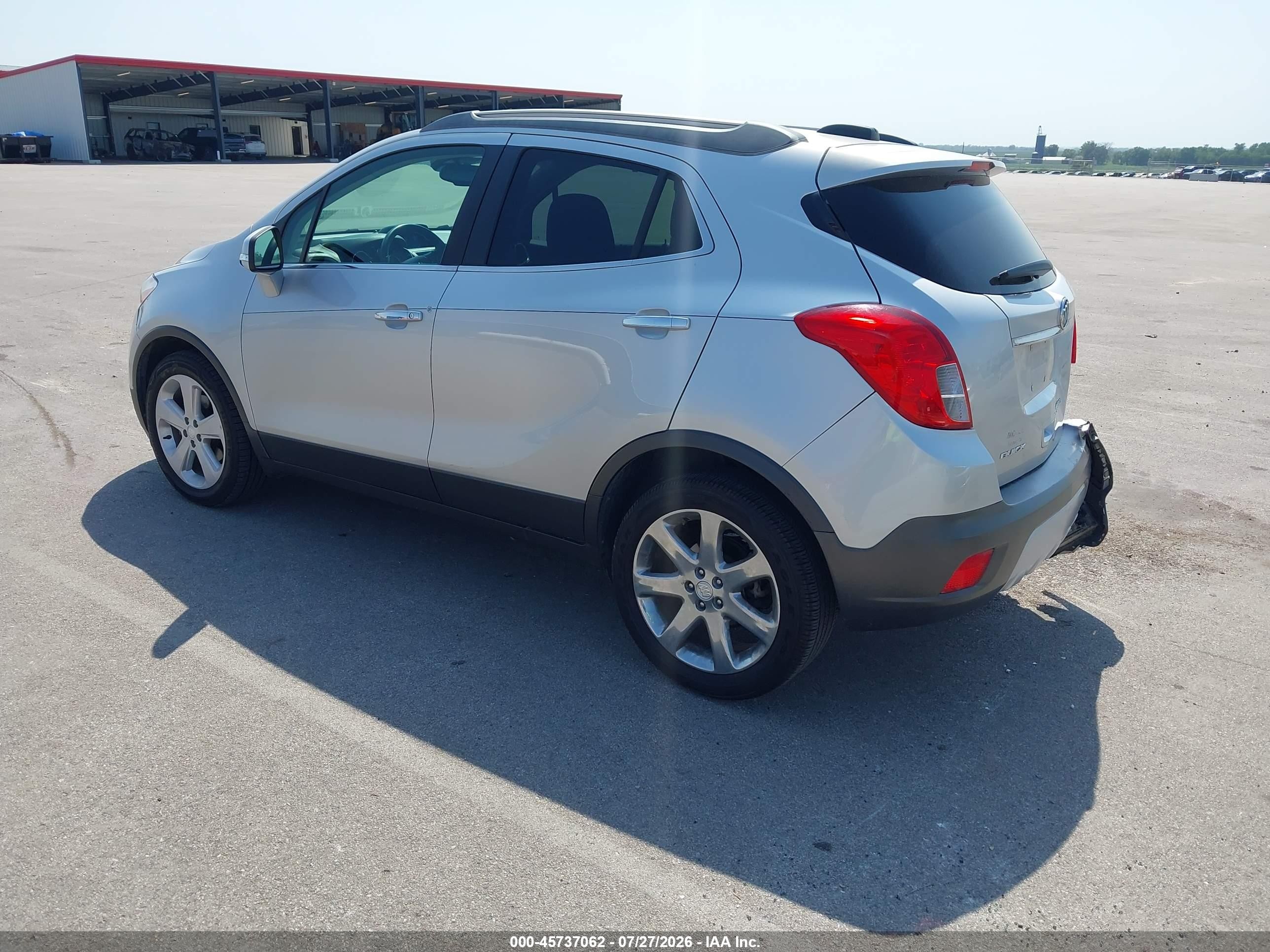 2015 Buick Encore Convenience Silver vin: KL4CJBSB4FB129418