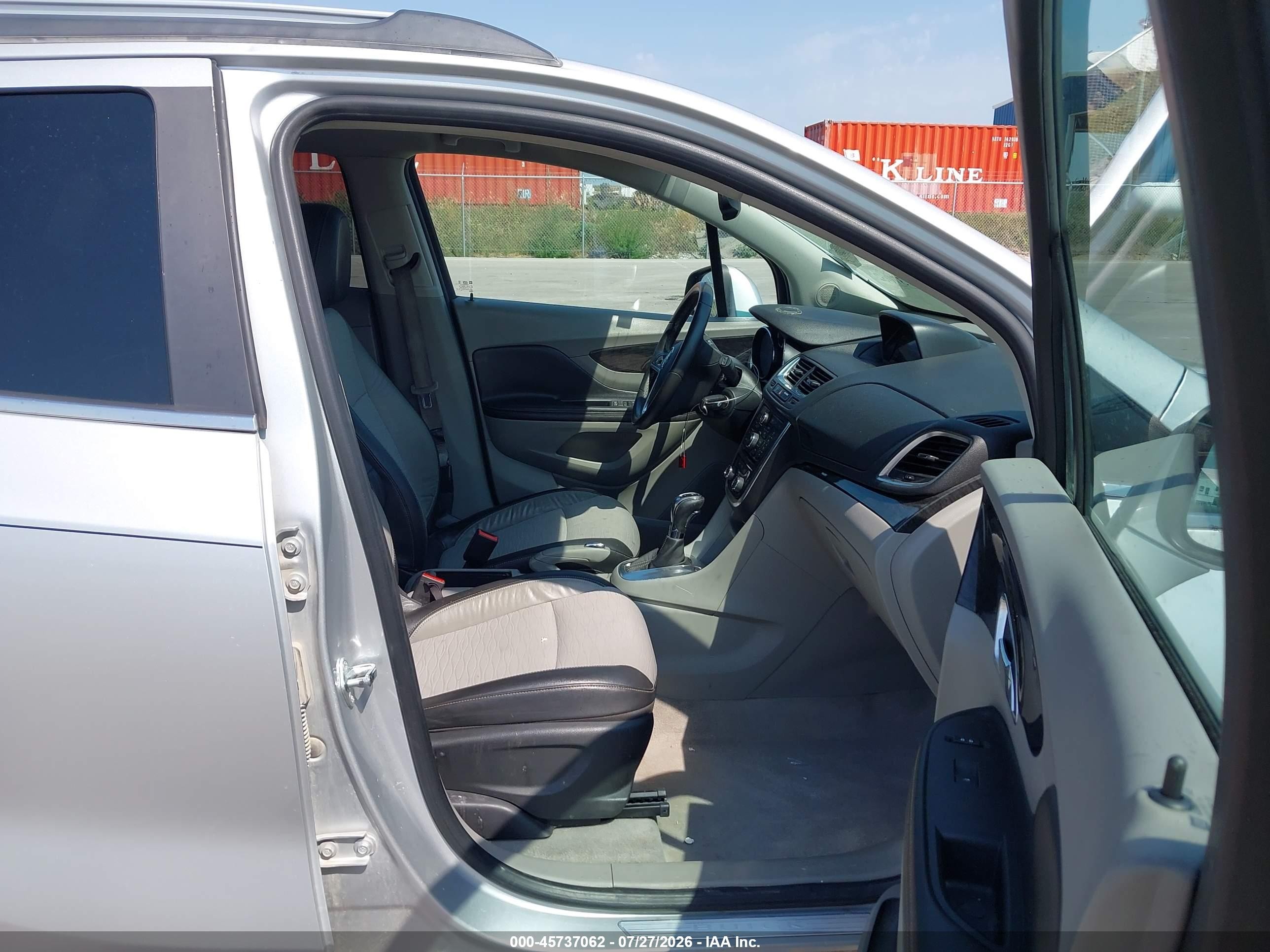 2015 Buick Encore Convenience Silver vin: KL4CJBSB4FB129418