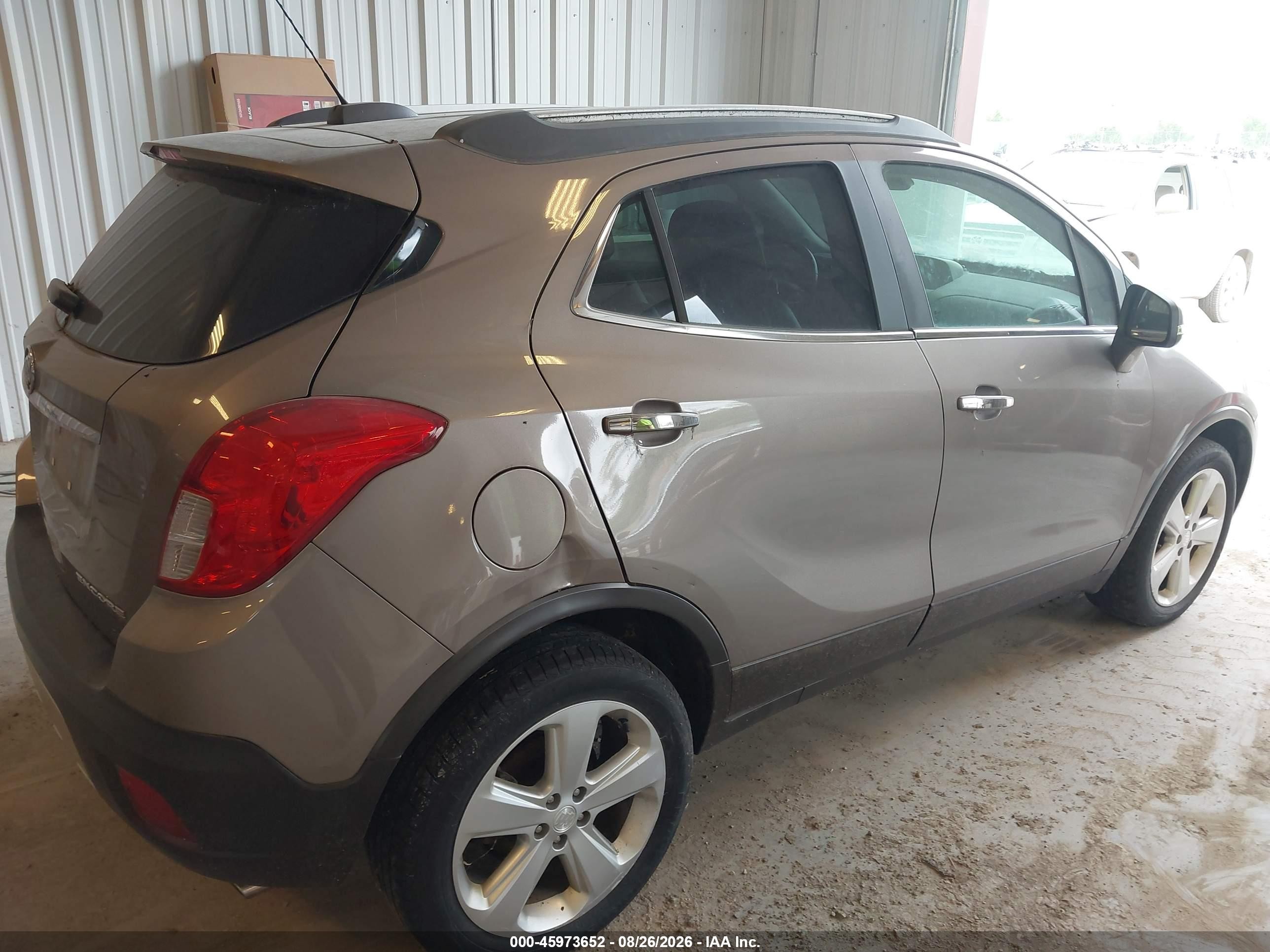 2015 Buick Encore Convenience Brown vin: KL4CJBSB4FB141813