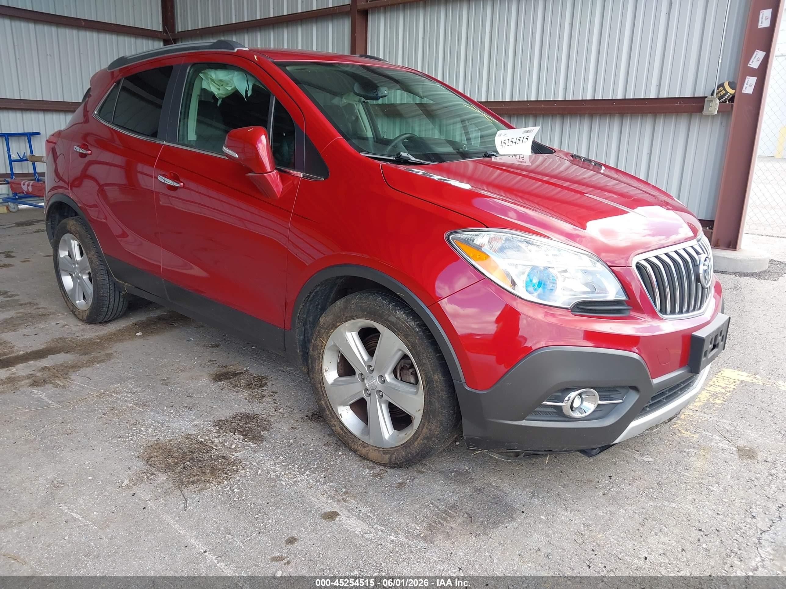 2015 Buick Encore Convenience Red vin: KL4CJBSB4FB179901