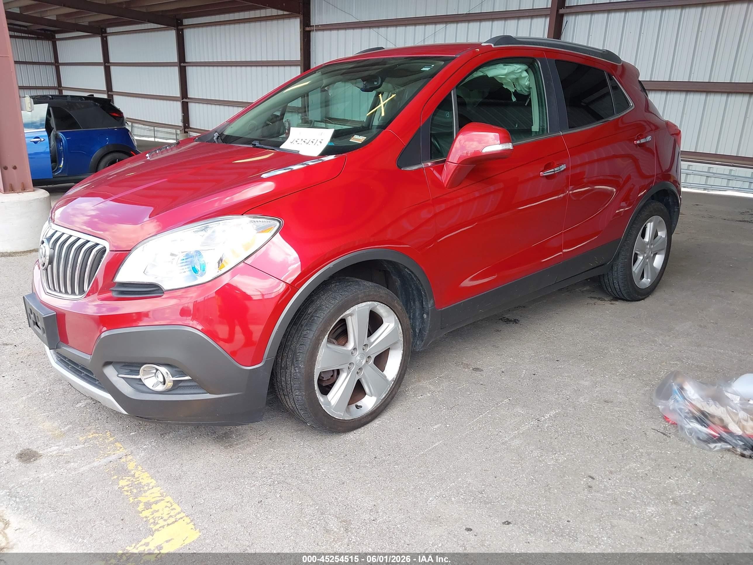2015 Buick Encore Convenience Red vin: KL4CJBSB4FB179901