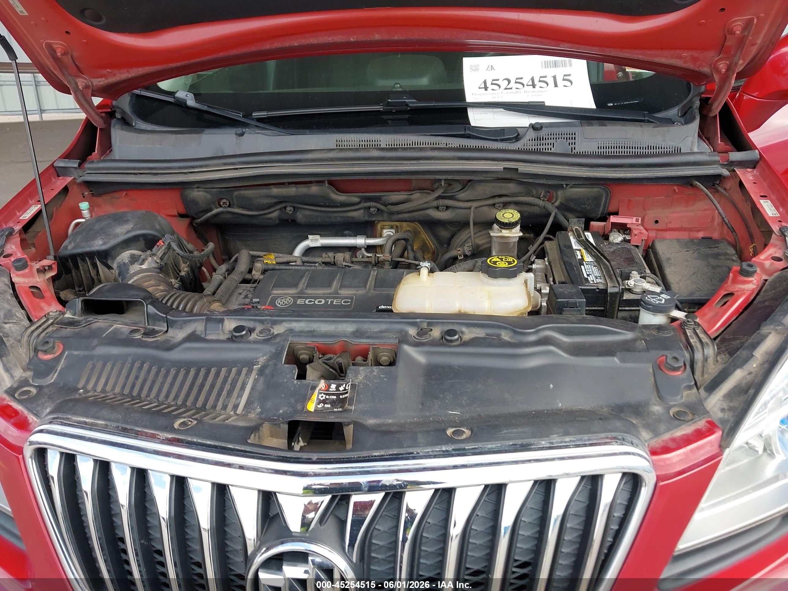 2015 Buick Encore Convenience Red vin: KL4CJBSB4FB179901