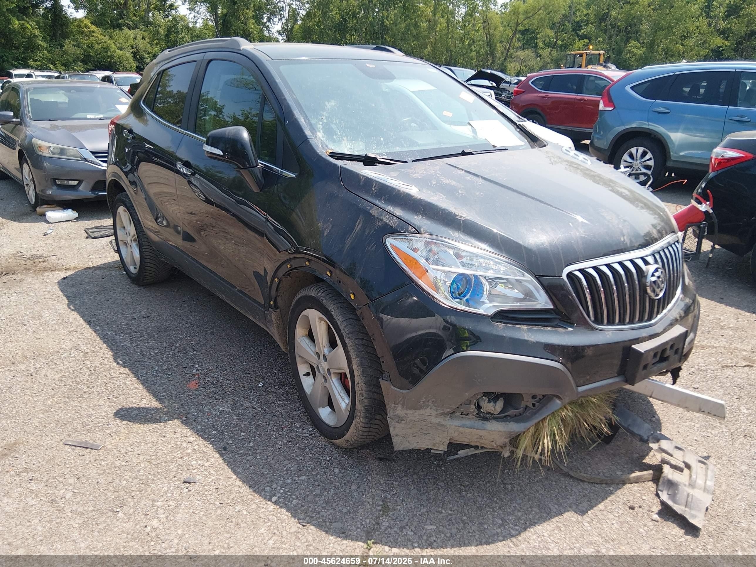 2015 Buick Encore Convenience Black vin: KL4CJBSB4FB267718