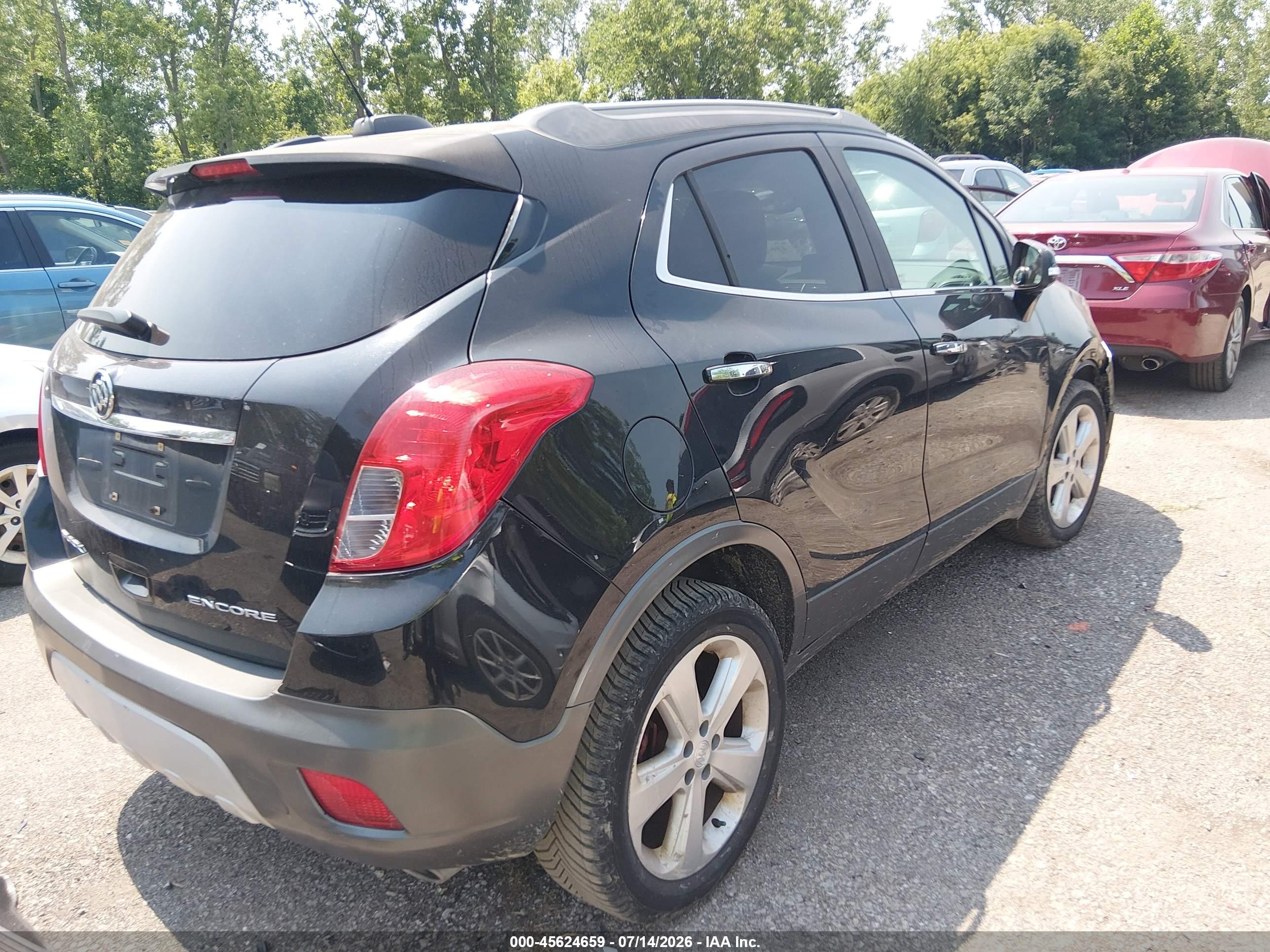 2015 Buick Encore Convenience Black vin: KL4CJBSB4FB267718