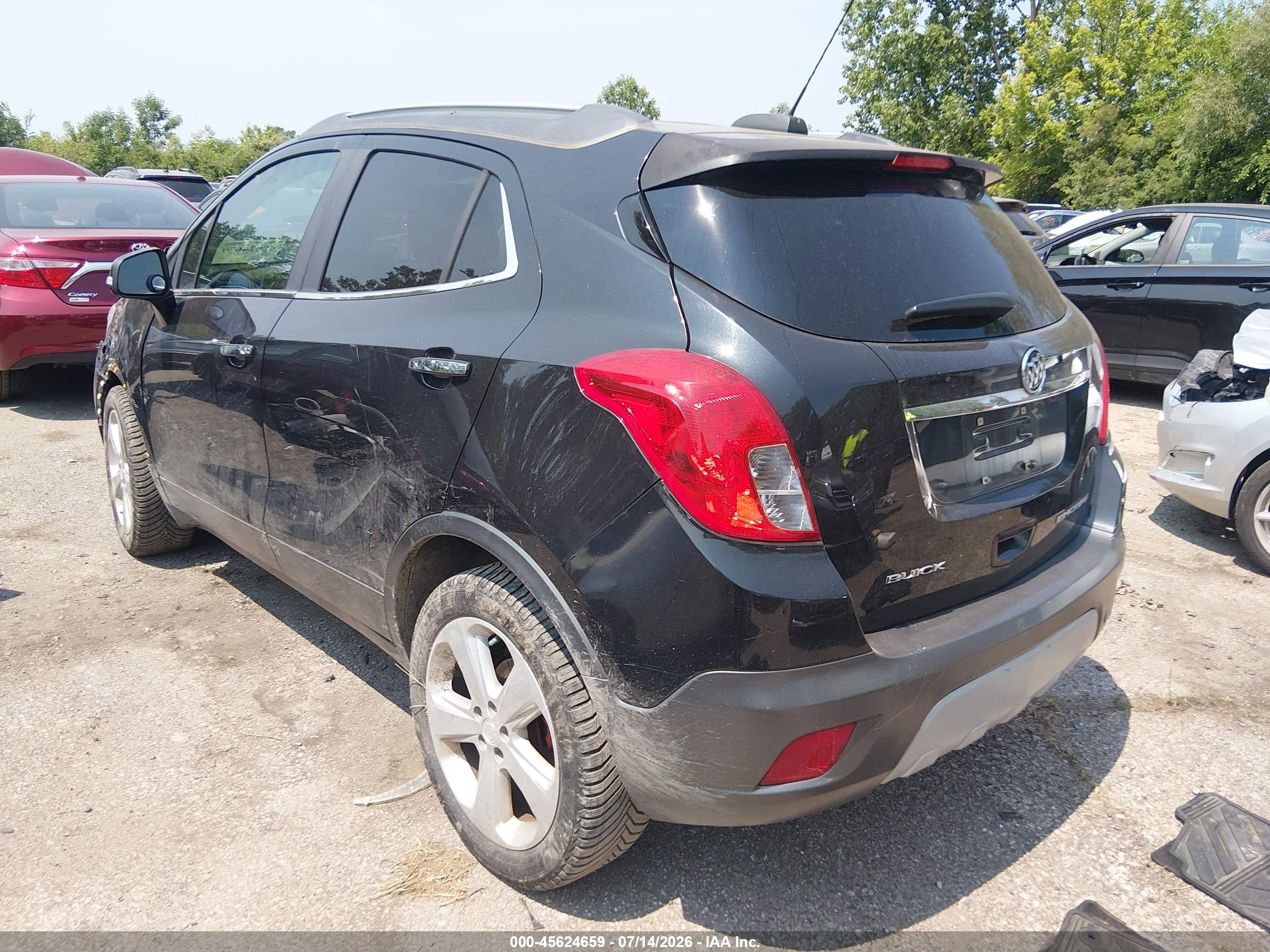 2015 Buick Encore Convenience Black vin: KL4CJBSB4FB267718