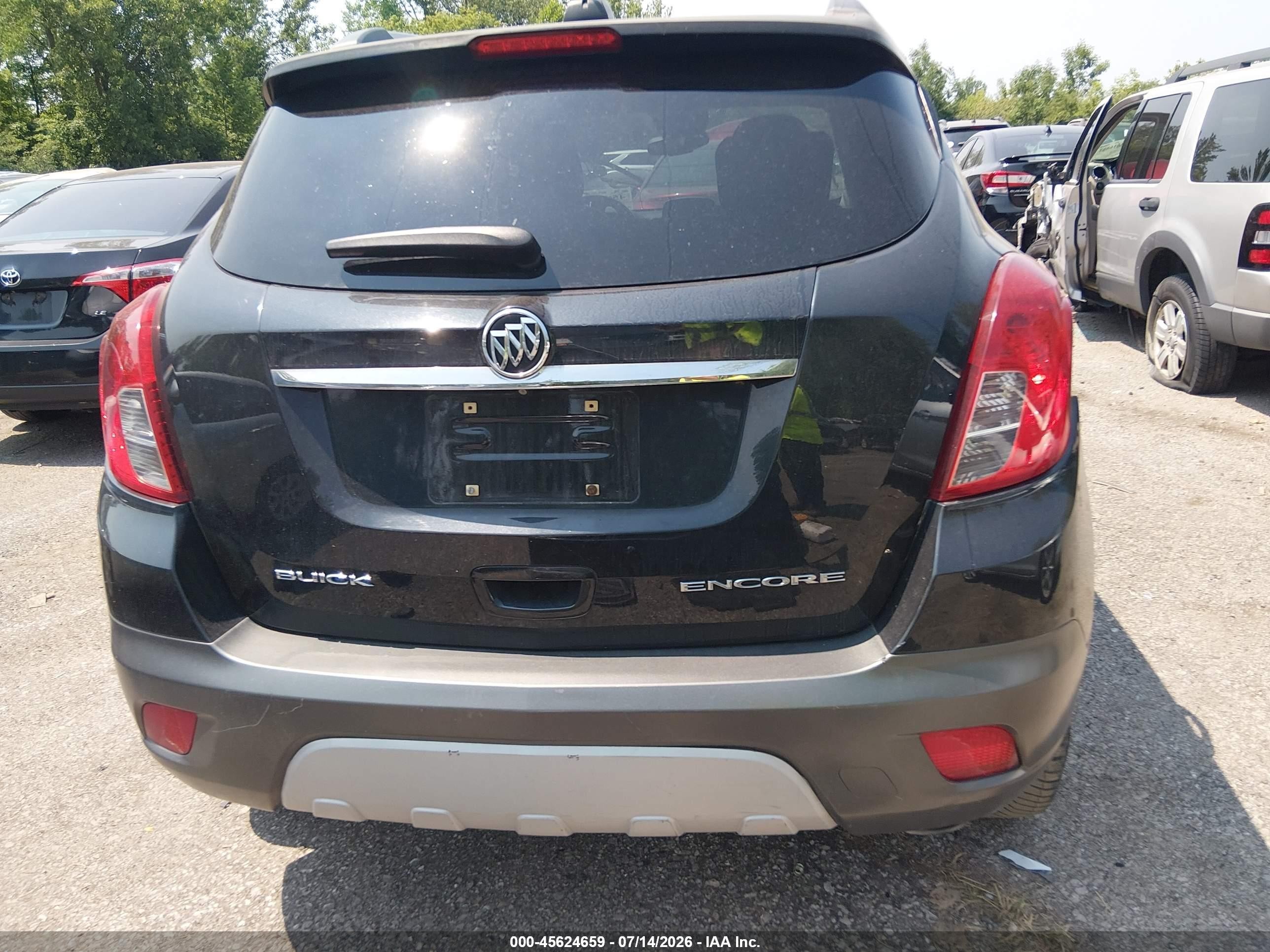 2015 Buick Encore Convenience Black vin: KL4CJBSB4FB267718