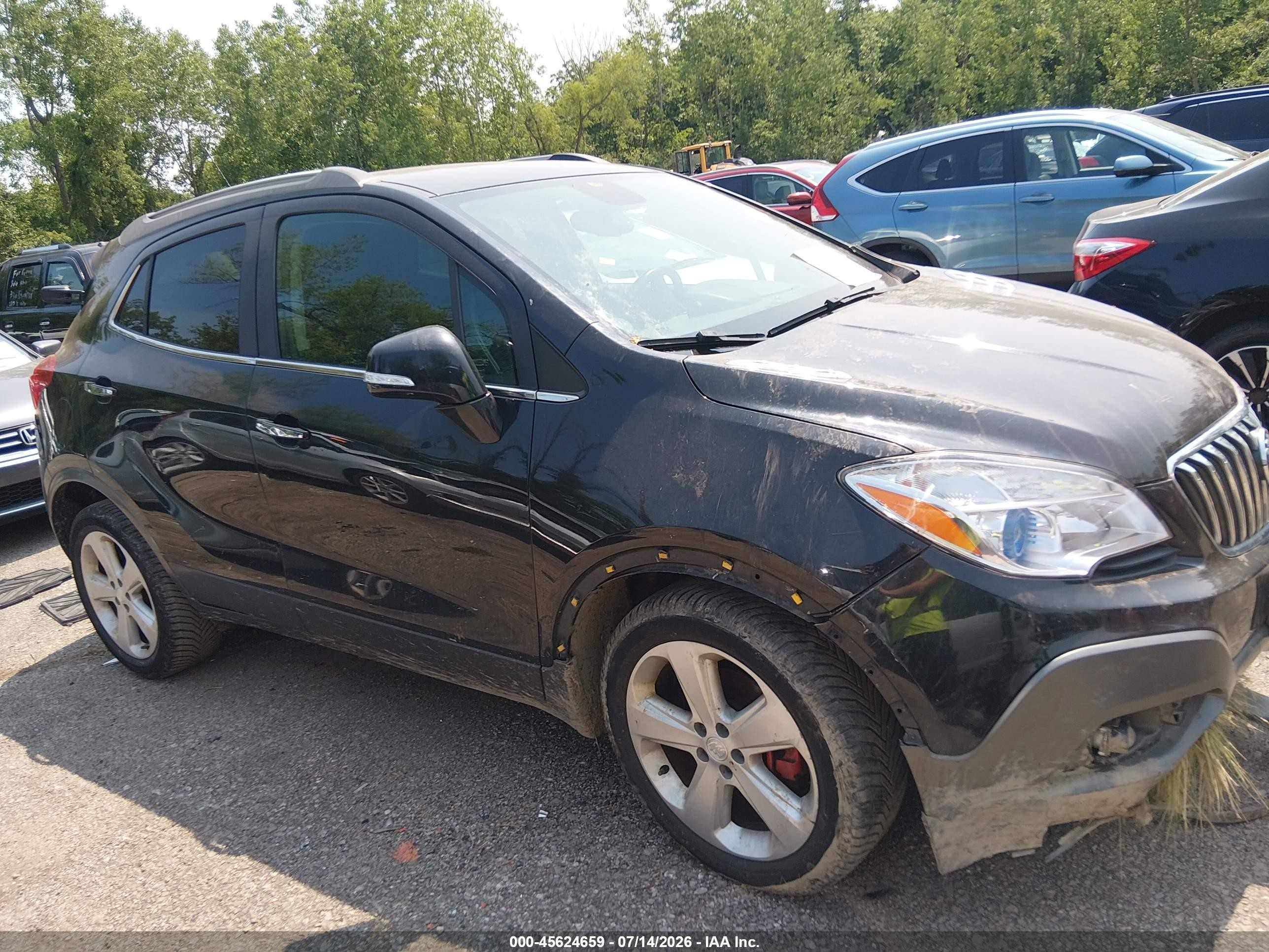 2015 Buick Encore Convenience Black vin: KL4CJBSB4FB267718
