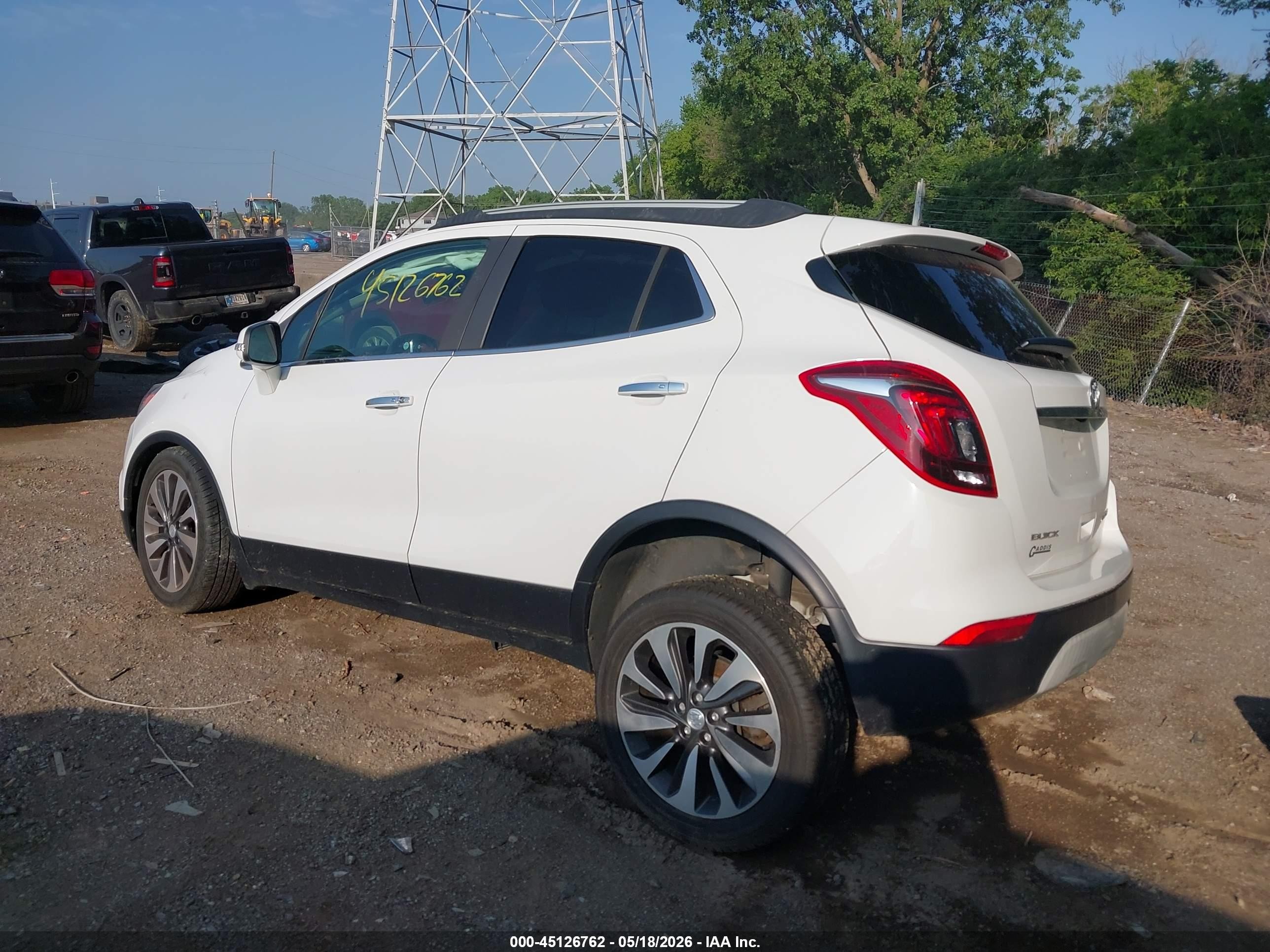 2017 Buick Encore Preferred Ii White vin: KL4CJBSB4HB158341