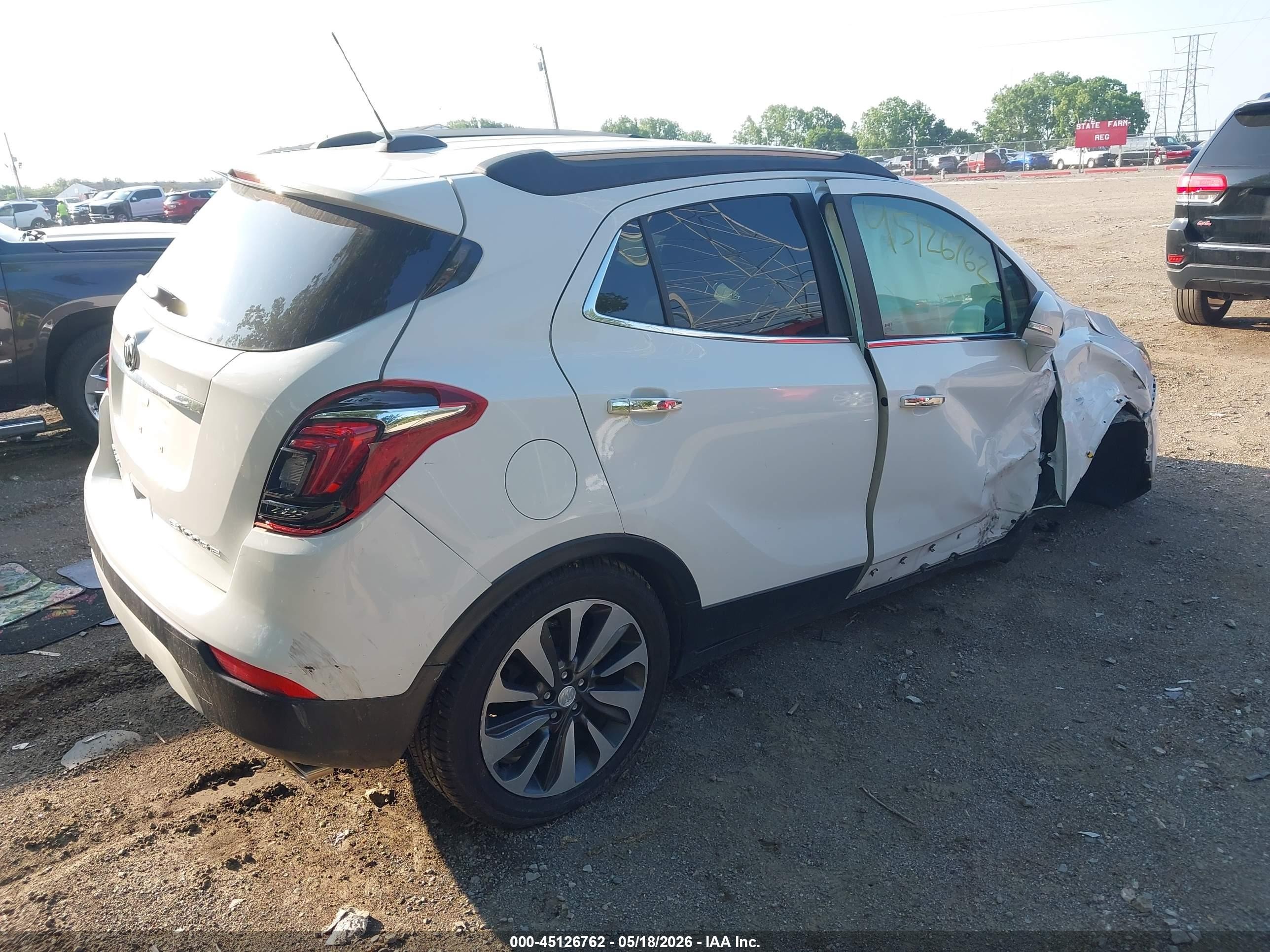 2017 Buick Encore Preferred Ii White vin: KL4CJBSB4HB158341