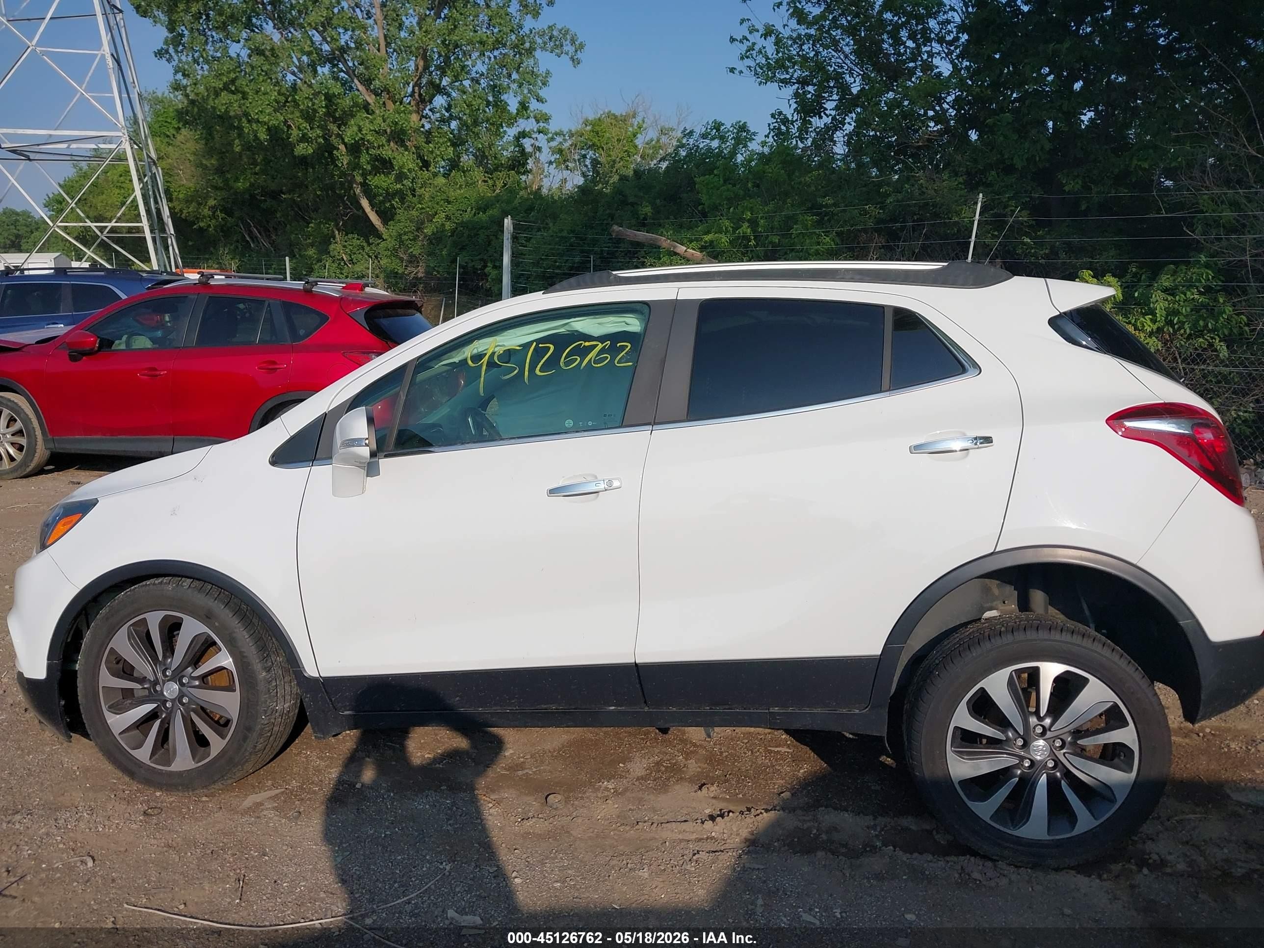 2017 Buick Encore Preferred Ii White vin: KL4CJBSB4HB158341