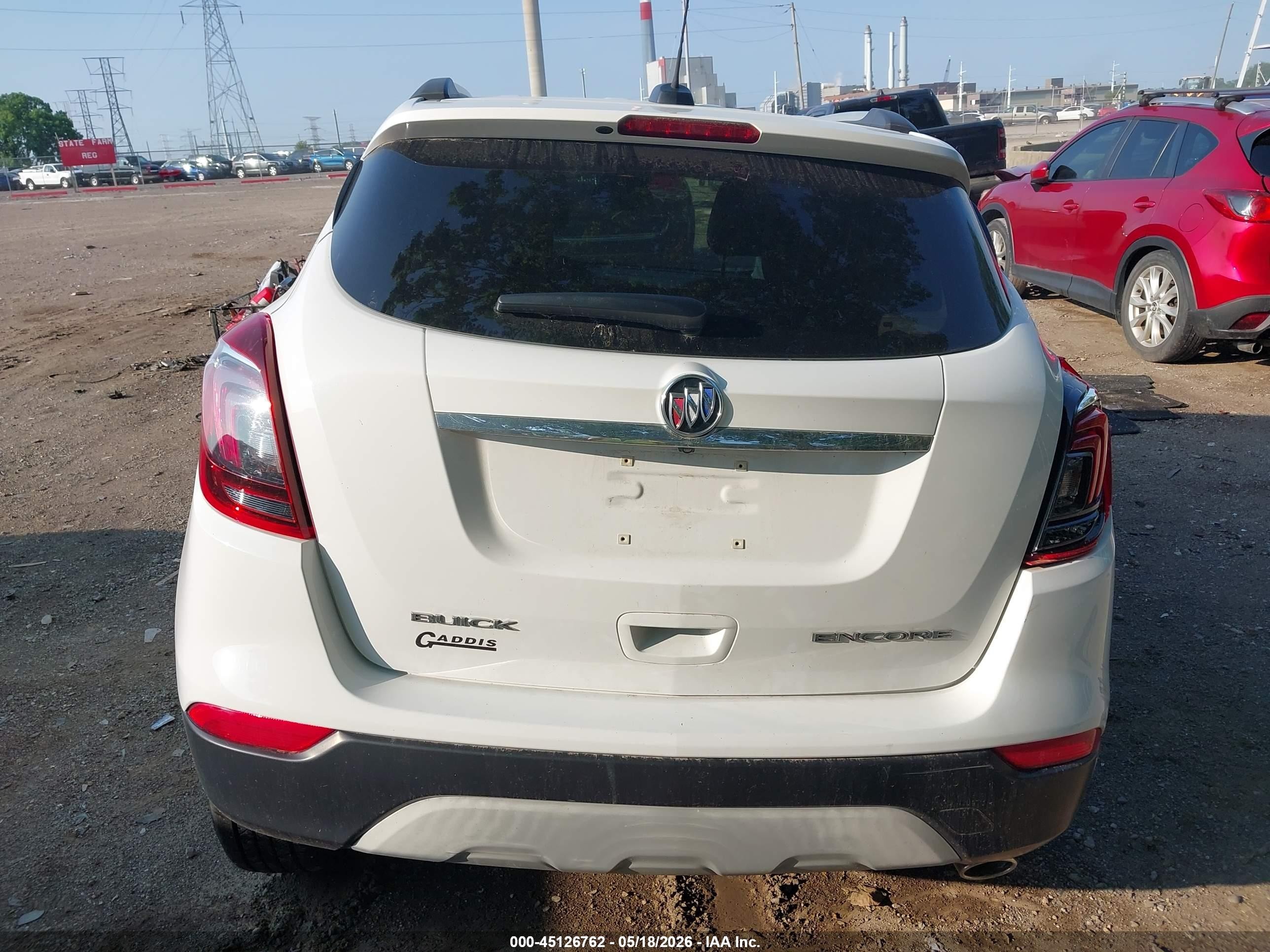2017 Buick Encore Preferred Ii White vin: KL4CJBSB4HB158341